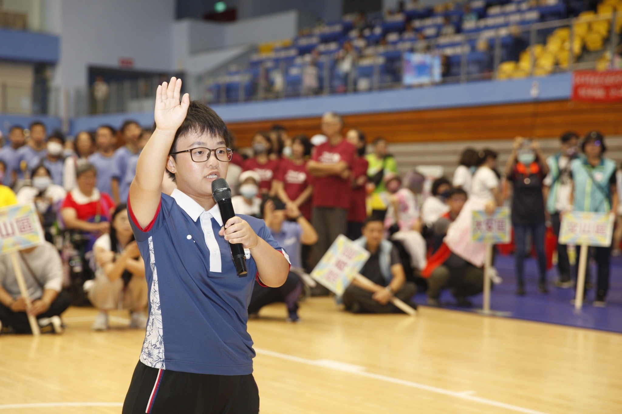 體壇》北市身心障礙市民休閒運動會　巴黎帕運蔡奕琳擔任運動員宣誓