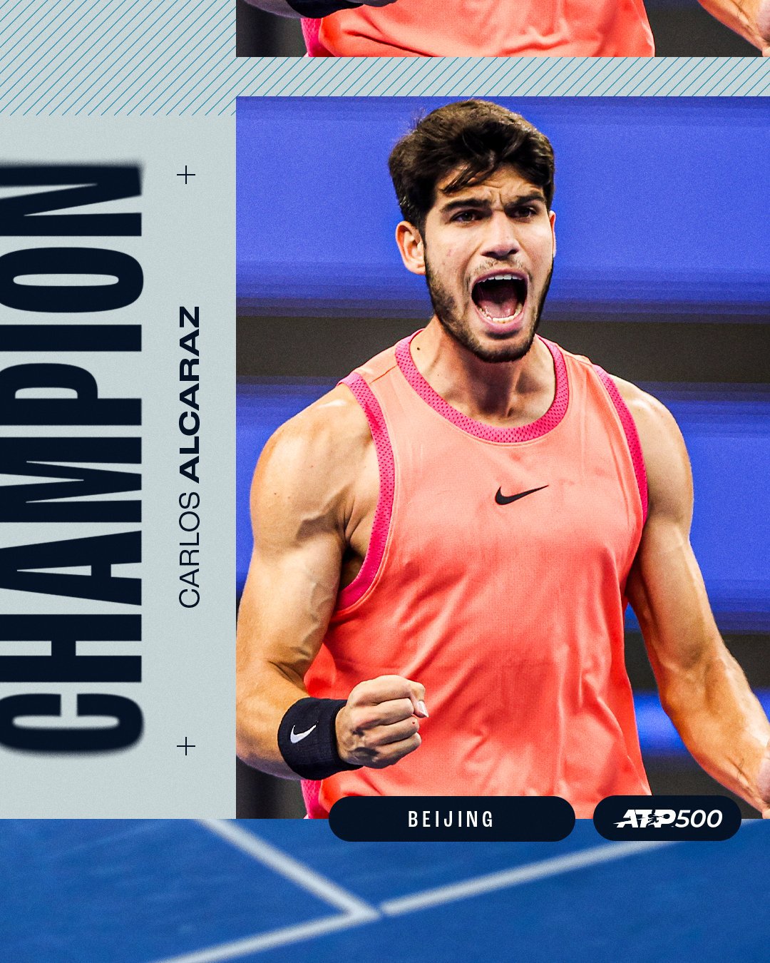 網球》Alcaraz力克Sinner北京稱王　比賽逾3小時創賽史紀錄