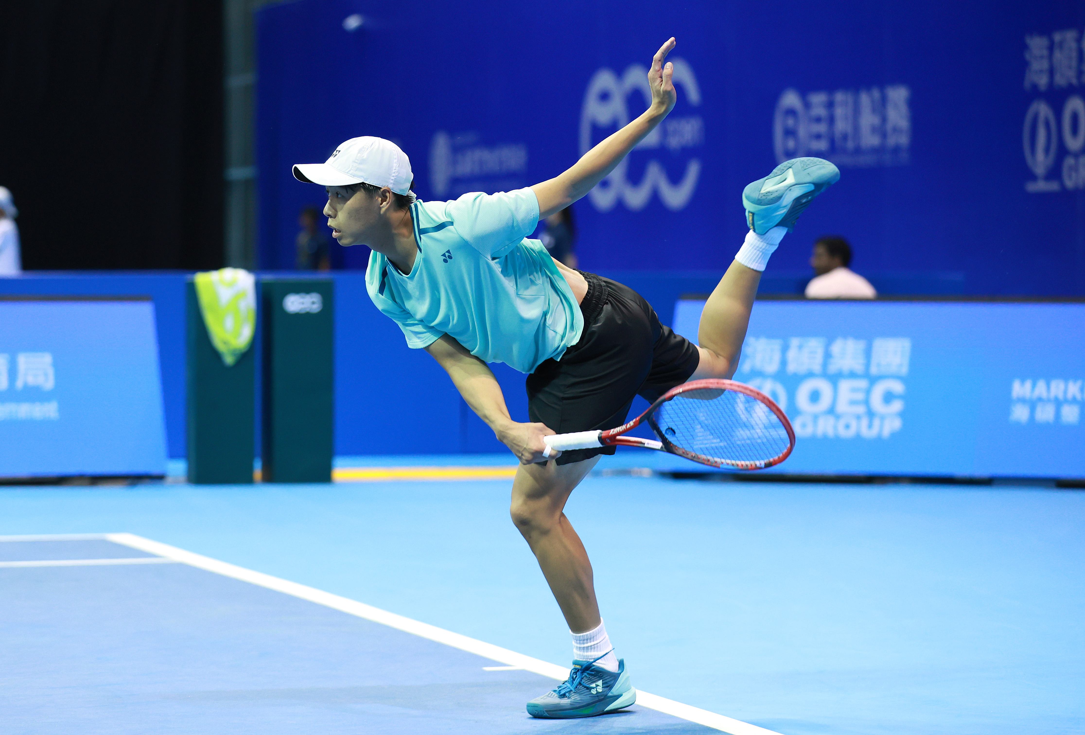 海碩網賽》主場挑戰盃單打首勝　黃琮豪：很開心、意外