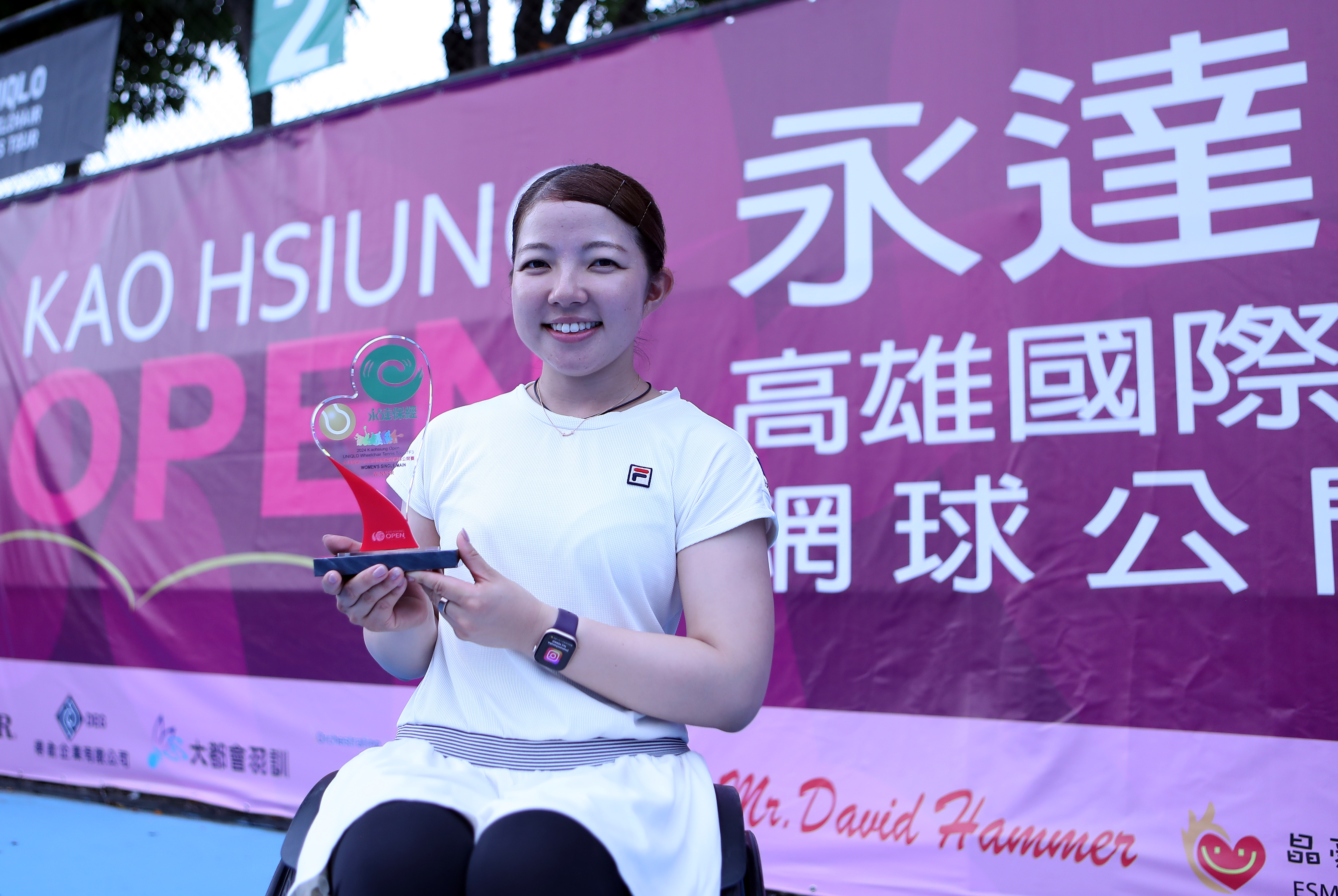 網球》永達盃輪椅網球賽落幕　巴黎帕運金牌田中愛美逆轉封后