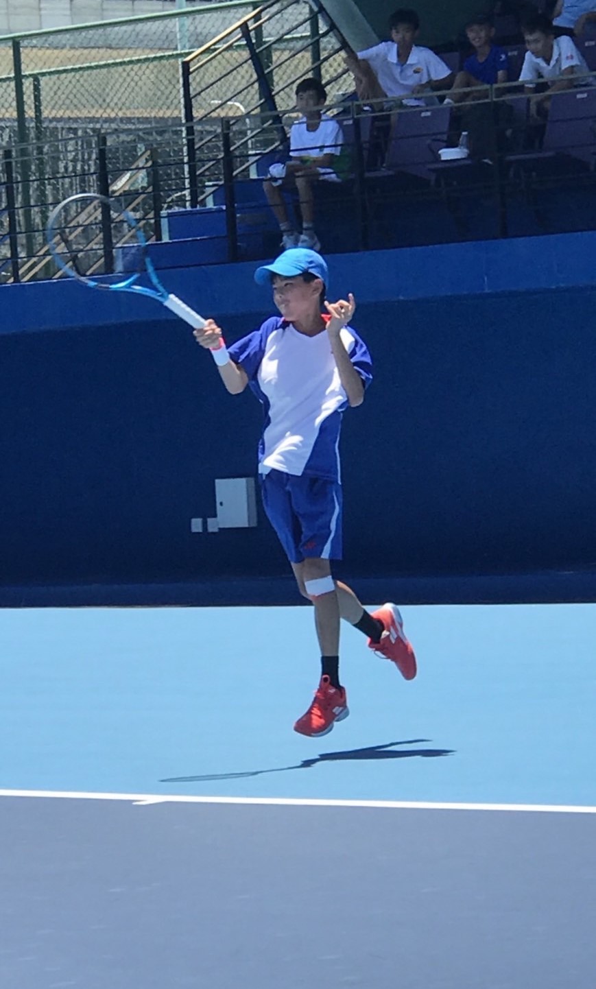 馬玉山盃》球二代男雙晉4寫最佳　13歲蔡秉寰：網球一切都好玩