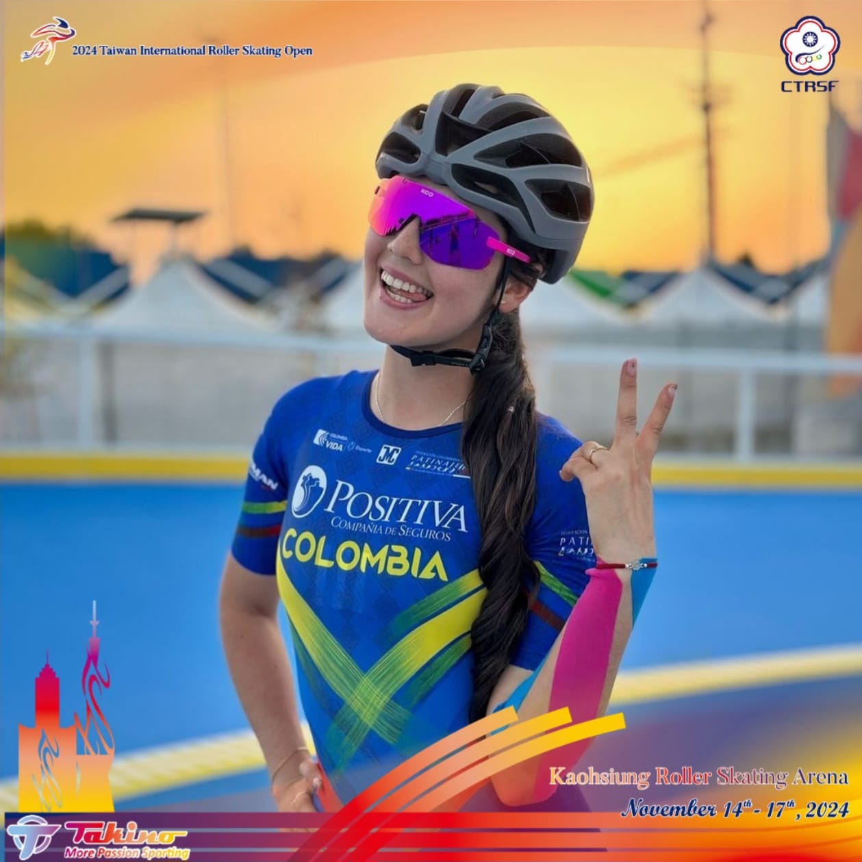 臺灣國際滑輪溜冰公開賽》亞運好手黃玉霖、李孟竹、楊合貞等齊聚高雄