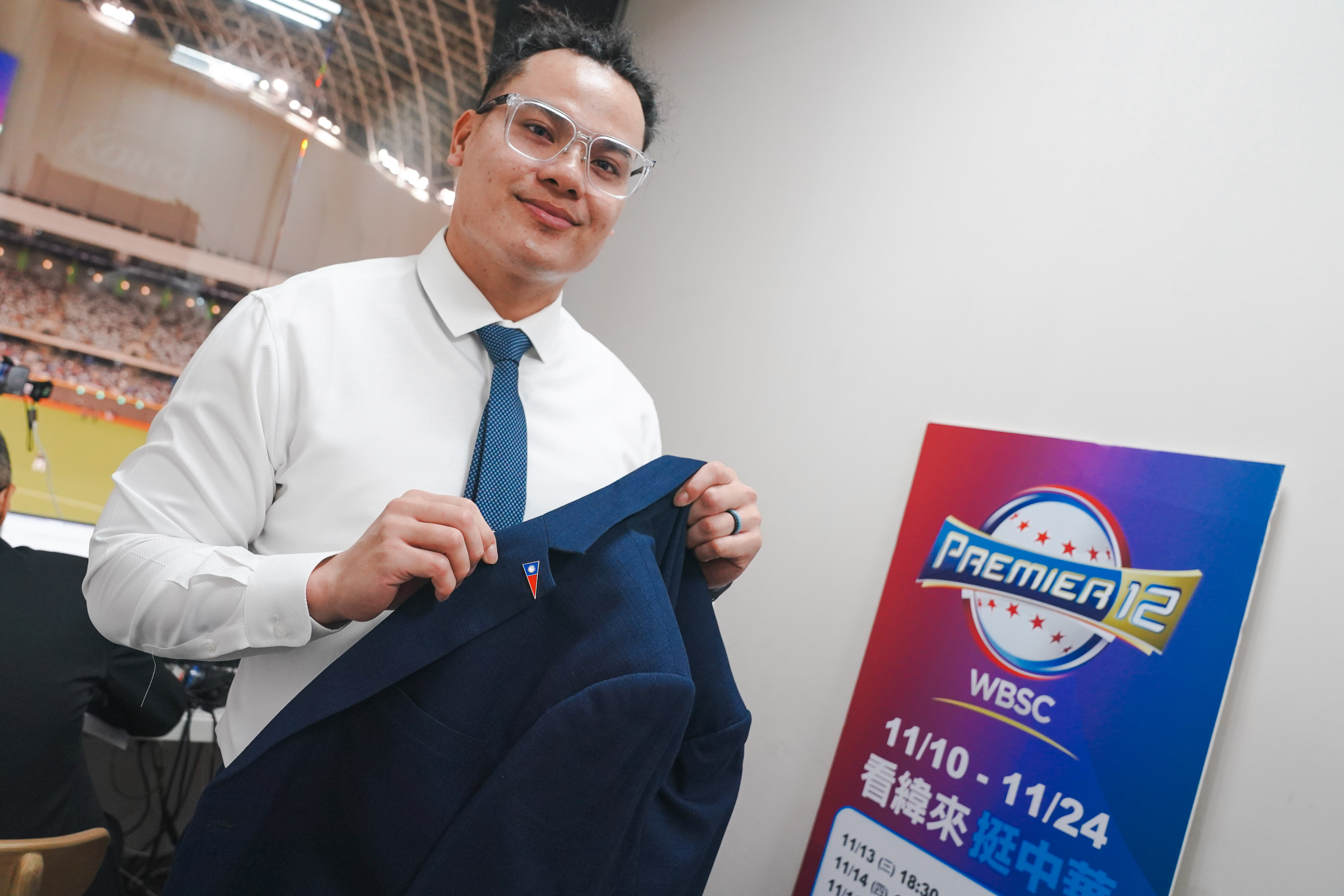 12強賽》才木浩人希望讓大巨蛋變圖書館！張育成：台灣人一定鎮服他