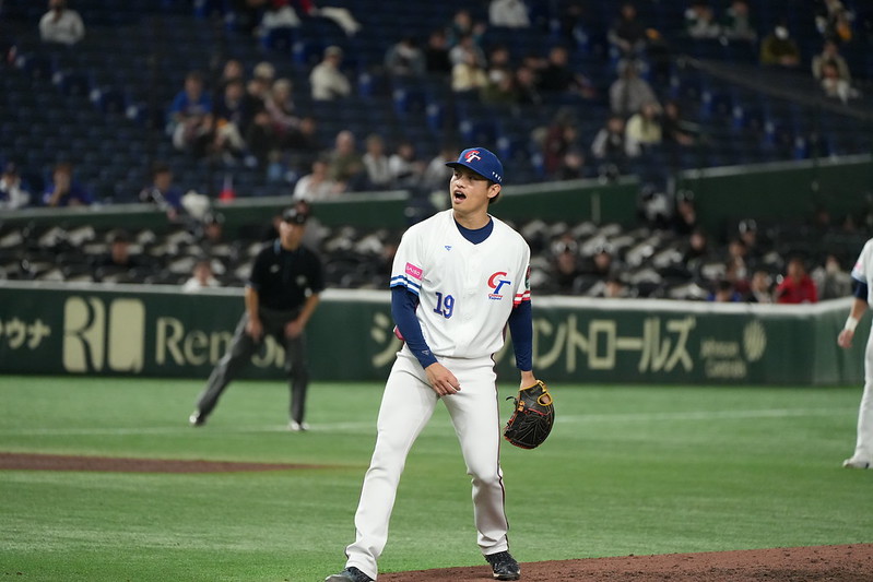 12強賽》首度在東京巨蛋投球被台灣球迷加油聲嚇到　張奕：哪裏來的體力啊