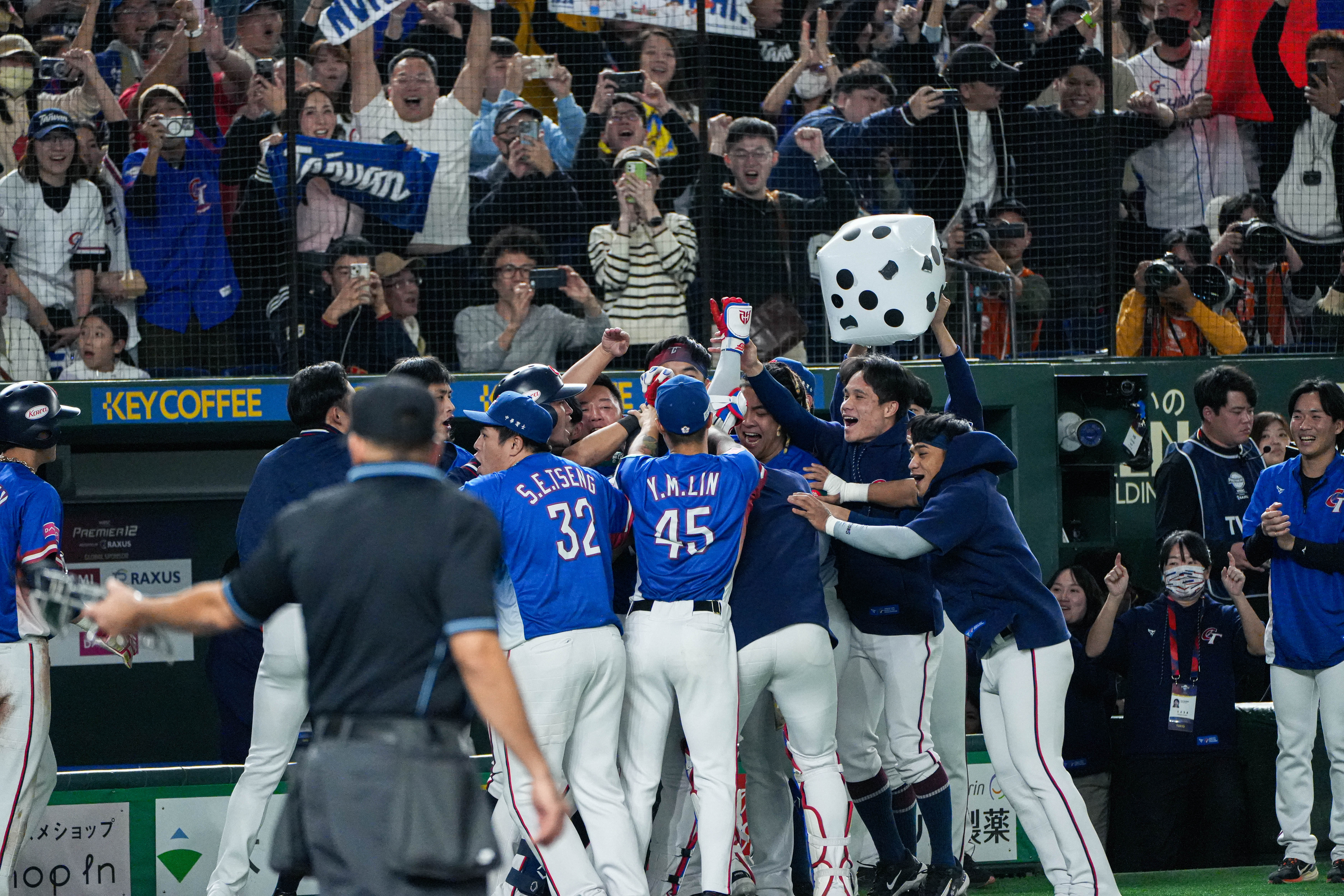 12強賽》贏啦！睽違32年擊敗日本　3大一級賽事首冠