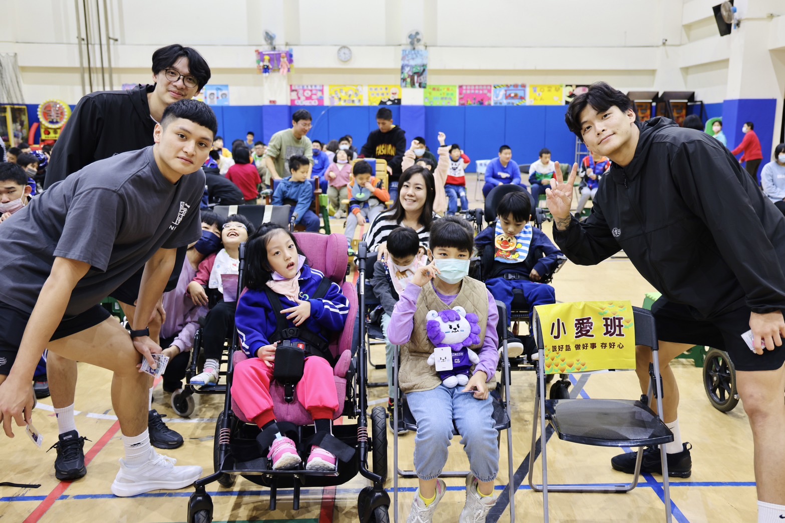 TPBL》攻城獅造訪新竹特教學校　透過籃球暖心傳愛