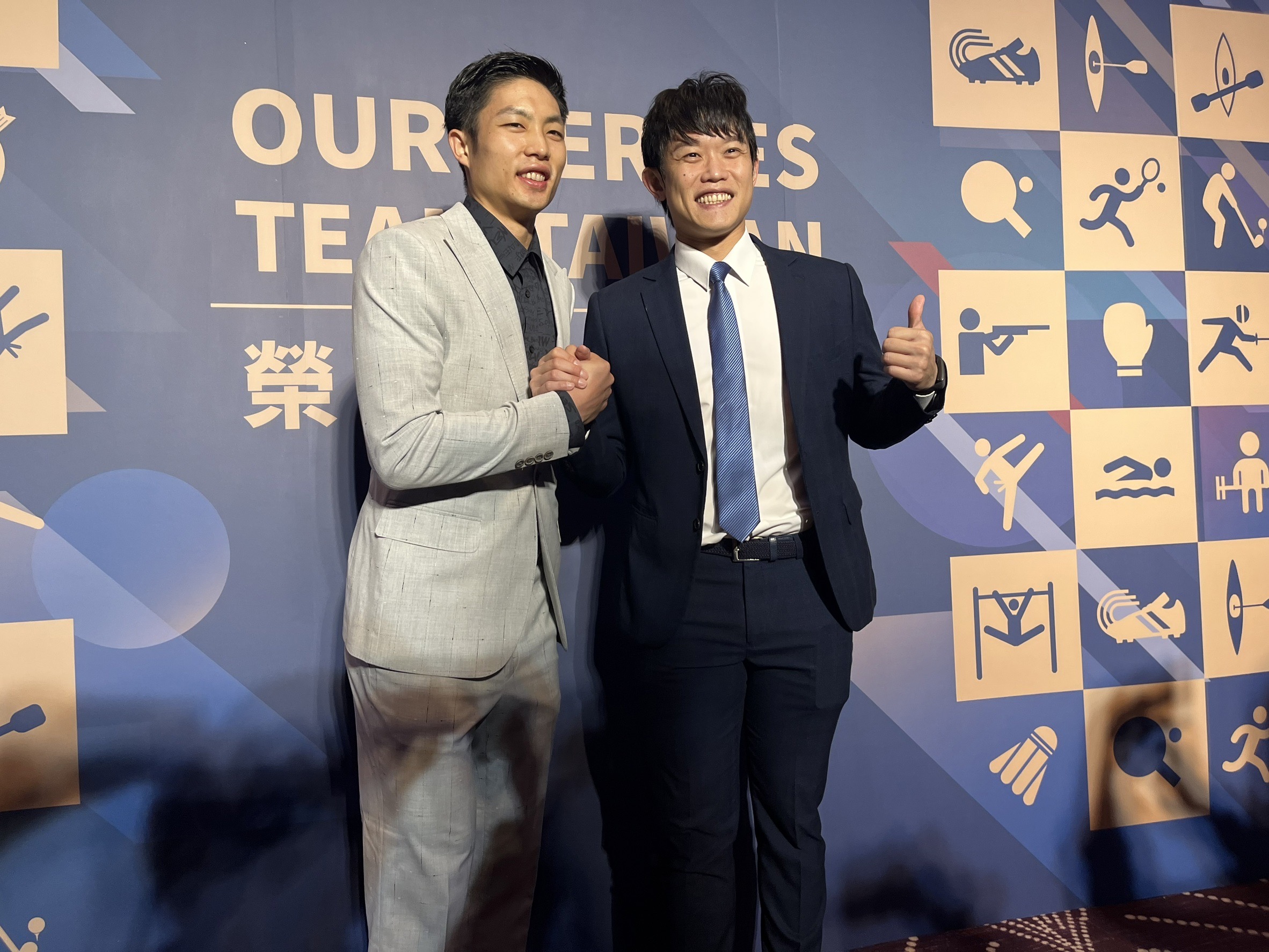 國光獎章頒獎》一同訓練而結緣　陳冠宇目標比周天成晚退休
