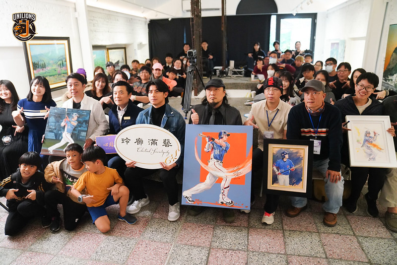 統一獅》各方邀約不斷　陳傑憲出席首場藝廊活動