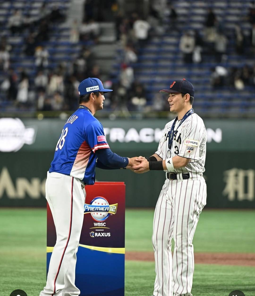 台日交流》台日冠軍戰後特別跟高國輝敬禮握手　清宮幸太郎：想好好跟他表達感謝