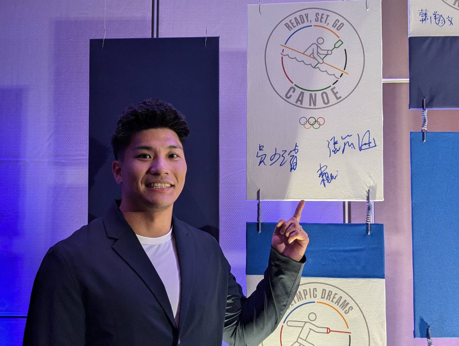 輕艇》賴冠傑目標明確亞運連霸　讚今年「好運都用來娶老婆了」