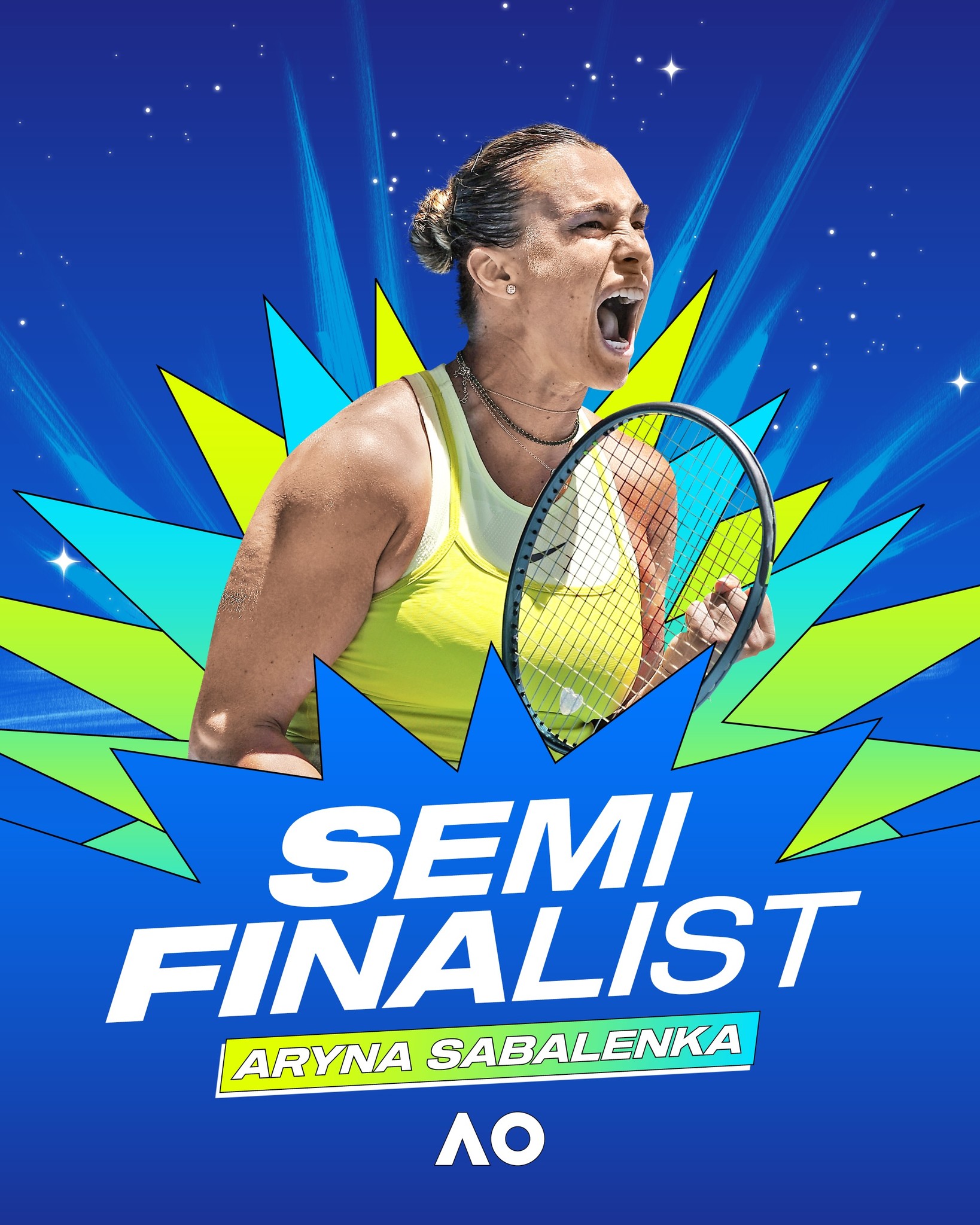 澳網》Sabalenka晉級準決賽　「如果贏得冠軍，團隊都紋上老虎刺青」