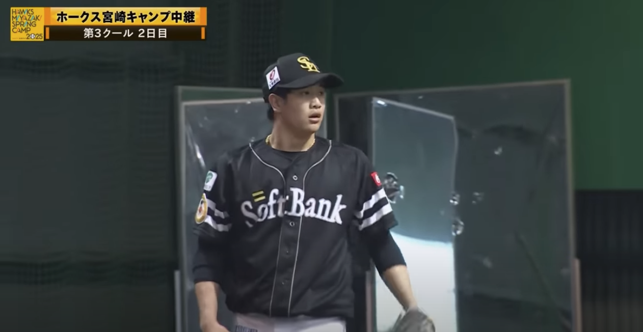 日職》軟銀張峻瑋牛棚狂飆火球　連王貞治都很期待他