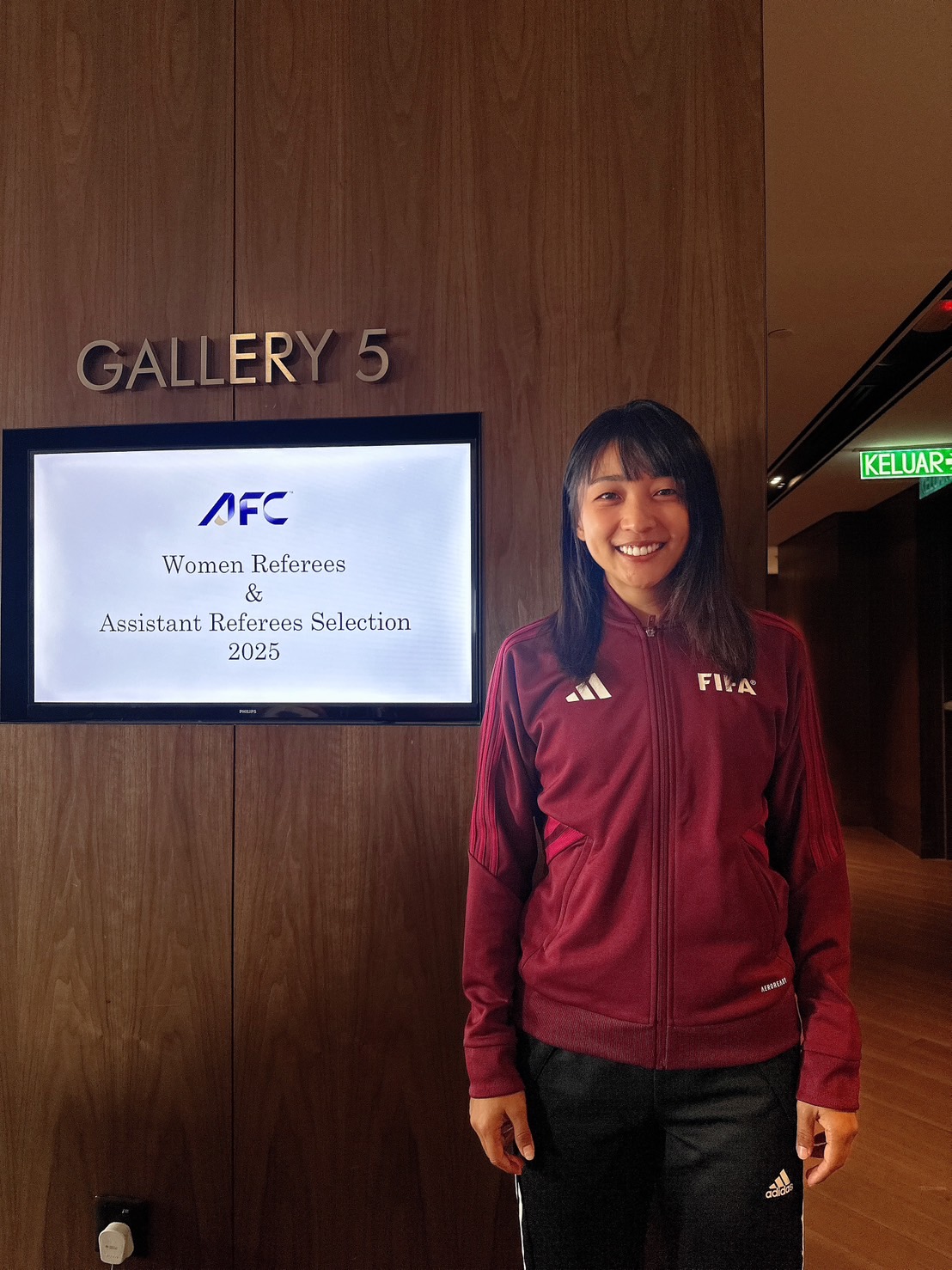 足球》楊振艷赴亞足聯參加女子助理裁判徵選　挑戰爭取國際機會