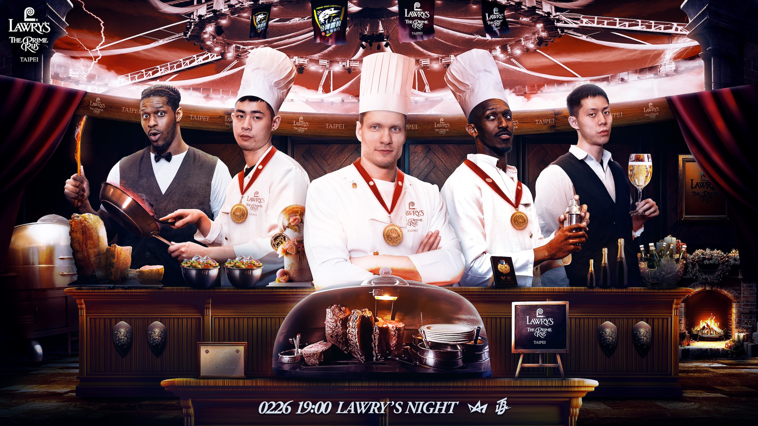 TPBL》台啤永豐雲豹勞瑞斯主題日　送餐券、準備現切牛排