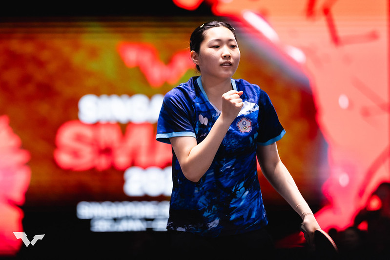 桌球亞洲盃》簡彤娟橫掃勝保出線機會　黃彥誠連敗