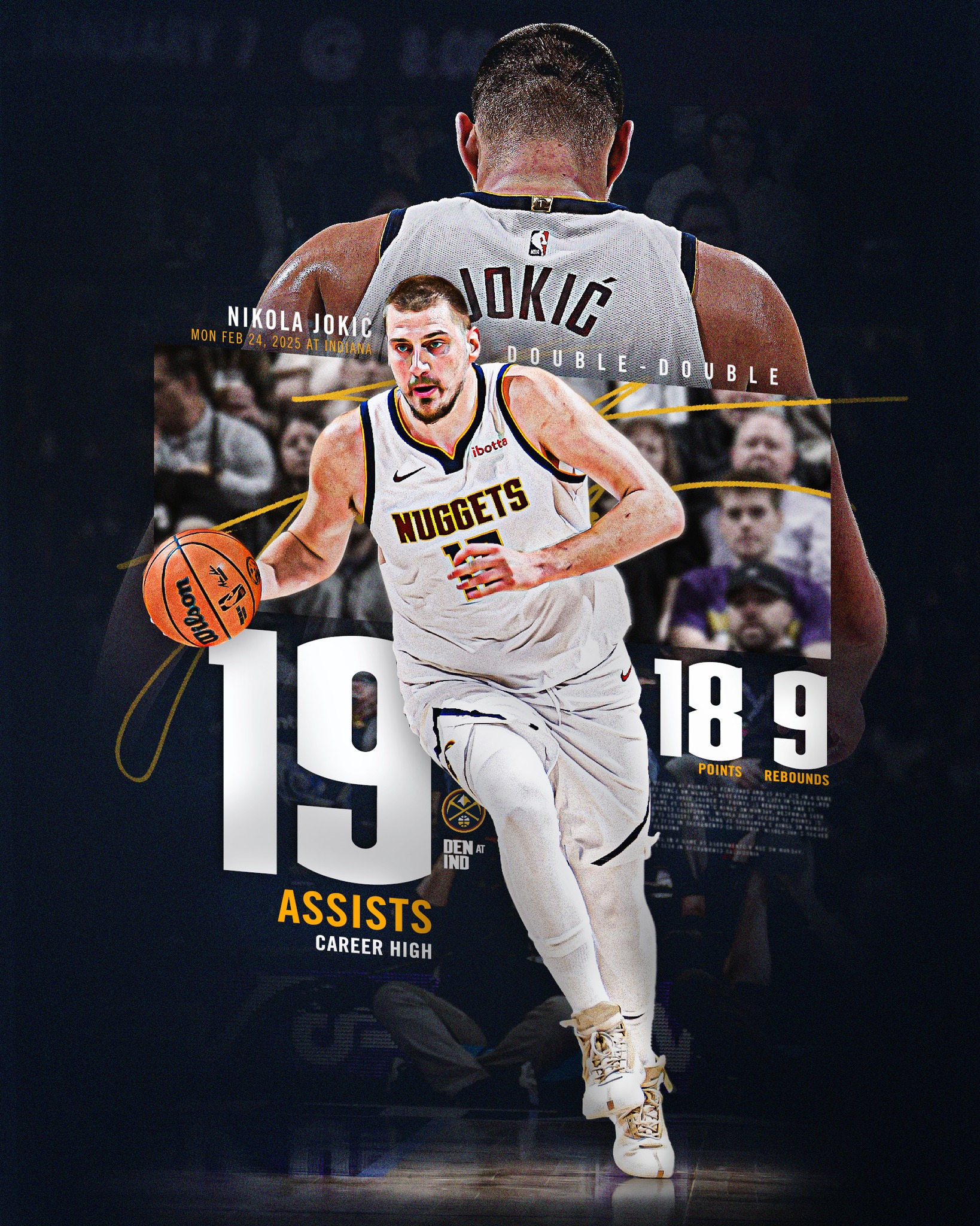 NBA》Nikola Jokic生涯新高19助攻締造兩紀錄- TSNA體育新聞團隊