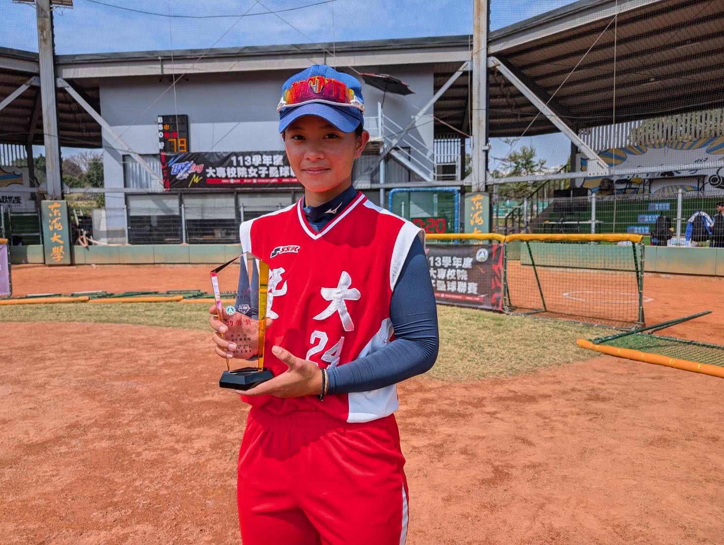 大專女壘》大學首轟在冠軍戰出爐　小大一王妤藍獲功勞獎「有點意外」