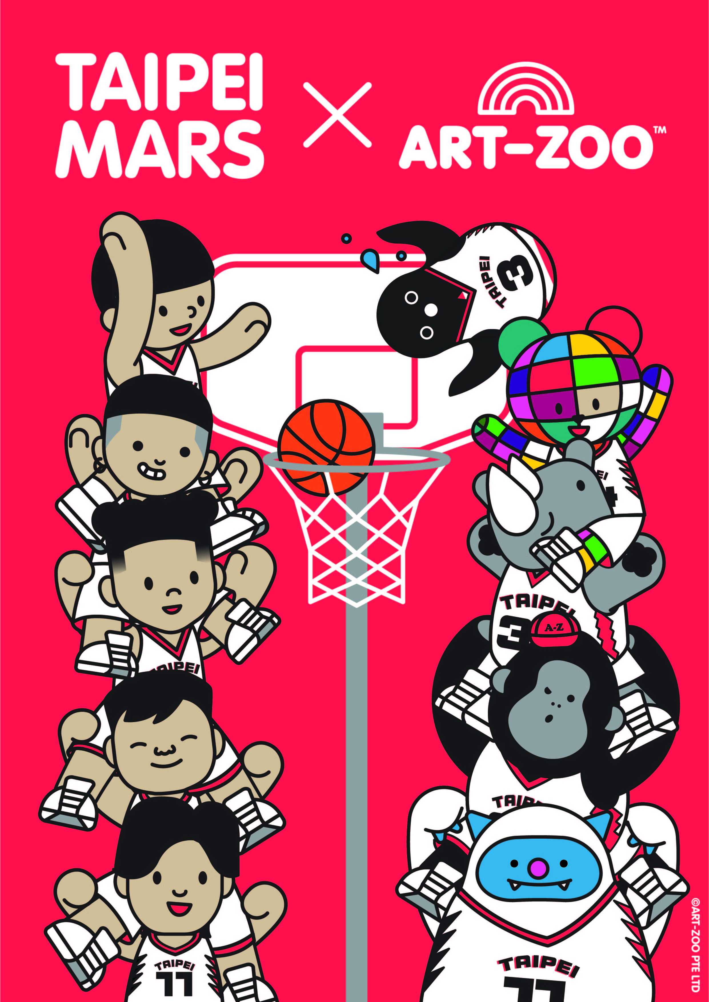 TBPL》臺北戰神聯名ART_ZOO超級萌！　Q版球員童趣登場