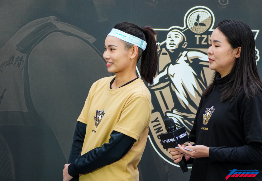 羽球》教練賴建誠祝福「真摯」的好笑　戴資穎虧：是不是拿刀架在他脖子上