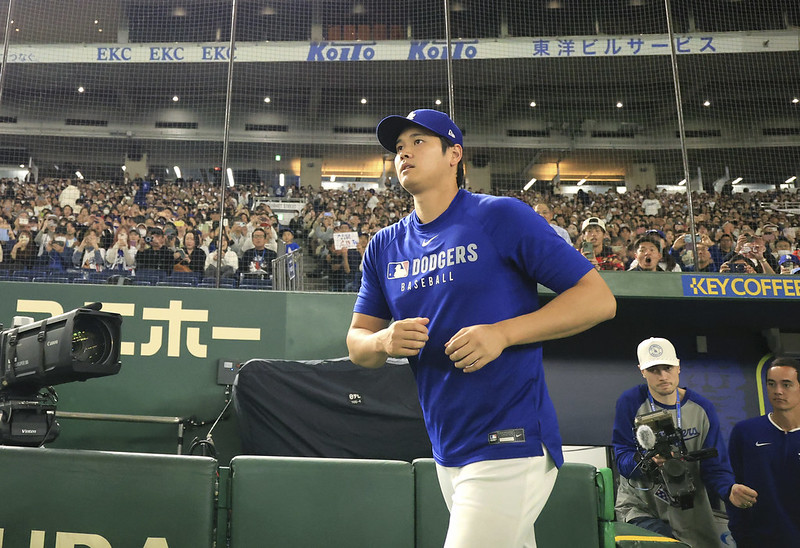 MLB海外賽》上萬人付錢看大谷翔平練球　道奇教頭：太瘋狂