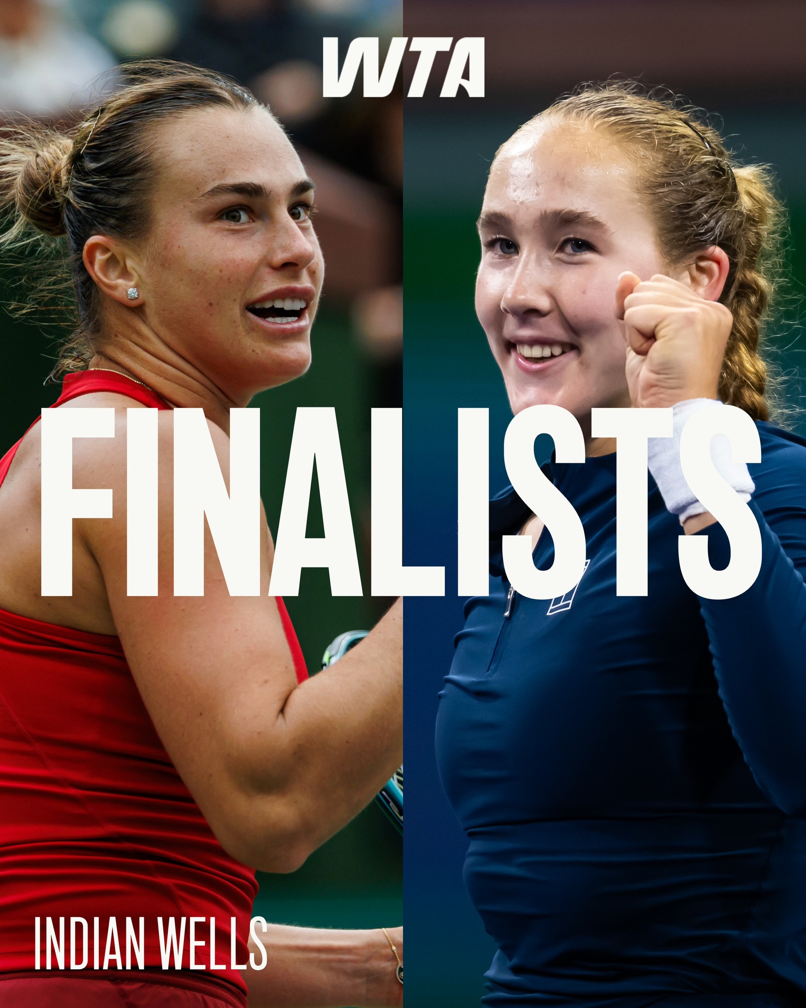 網球》 「像老媽對陣小孩　」　Sabalenka、Andreeva爭印地安泉后冠