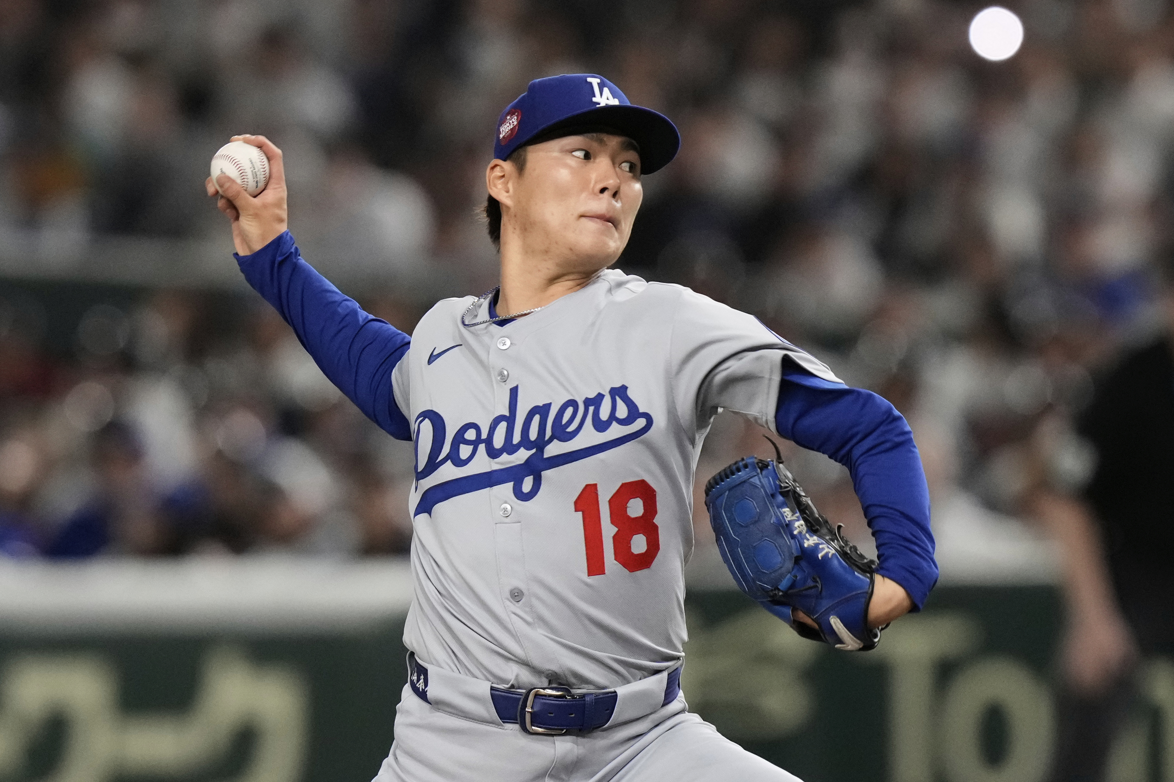 MLB》道奇、藍鳥激戰到第18局　前天105球完投勝的山本由伸牛棚熱身