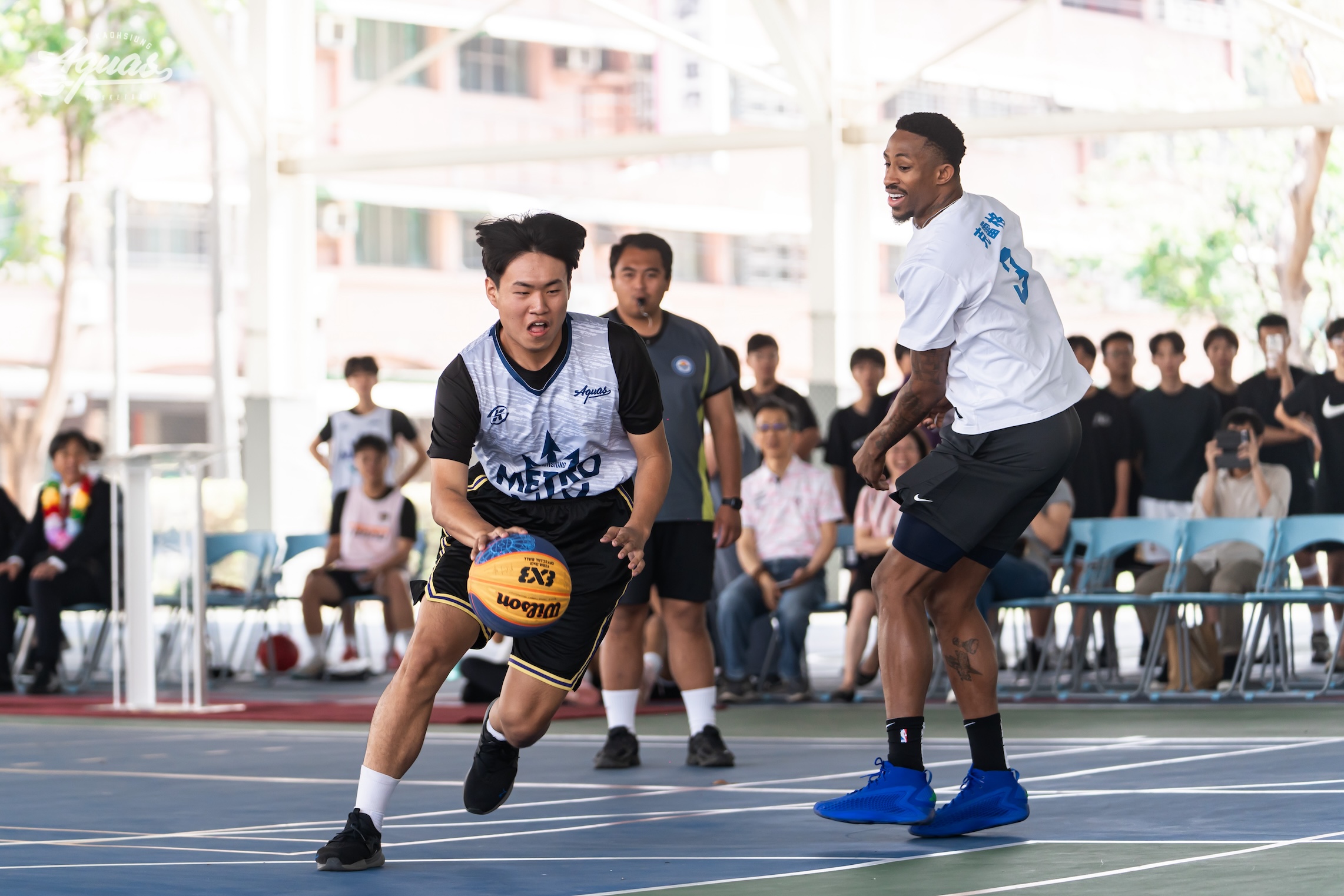 TPBL》全家海神前進高餐大附中校慶　還和同學3對3鬥牛