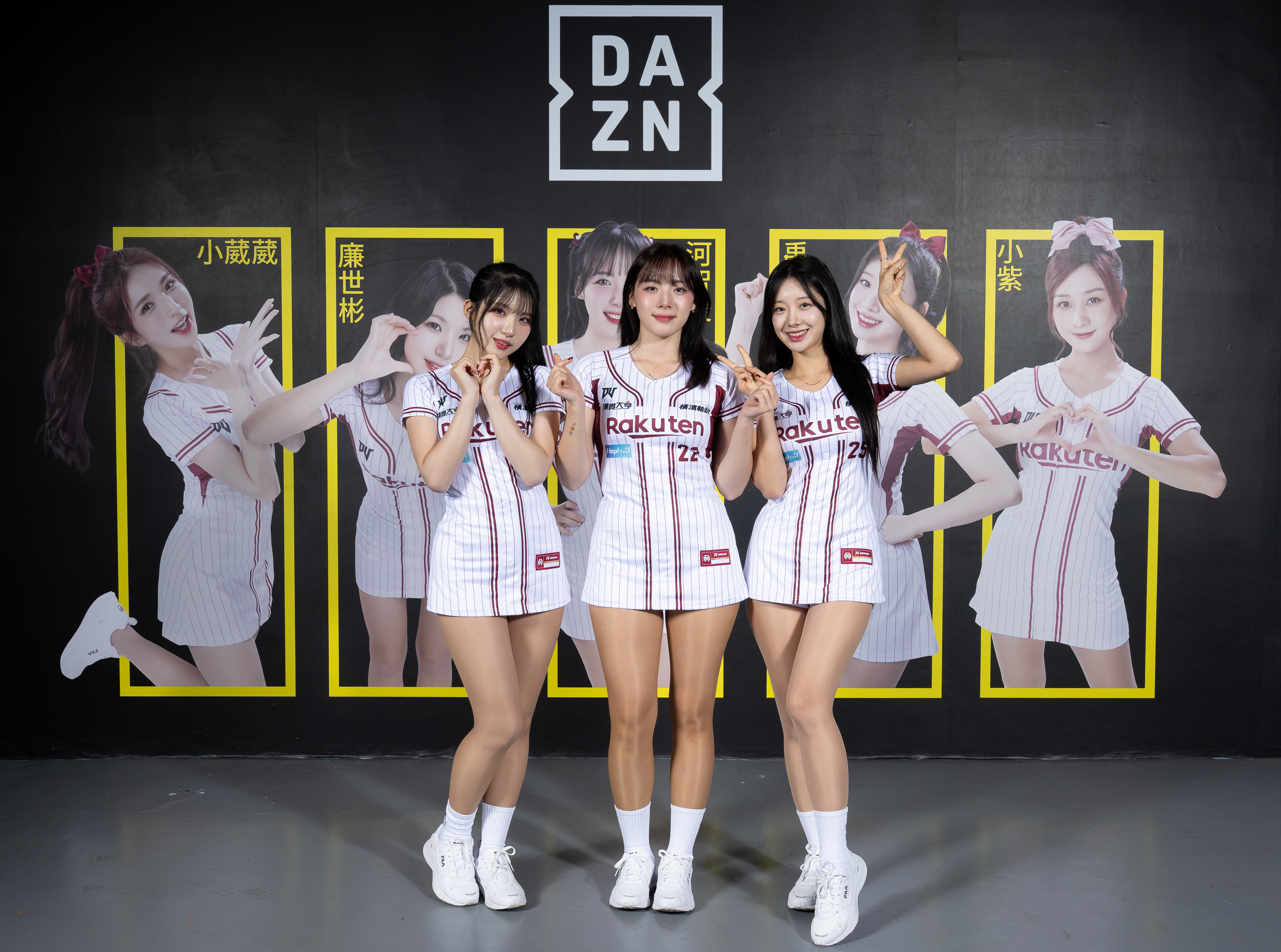 樂天桃猿》桃園球場全新景點！　韓援「三本柱」DAZN打卡牆別錯過