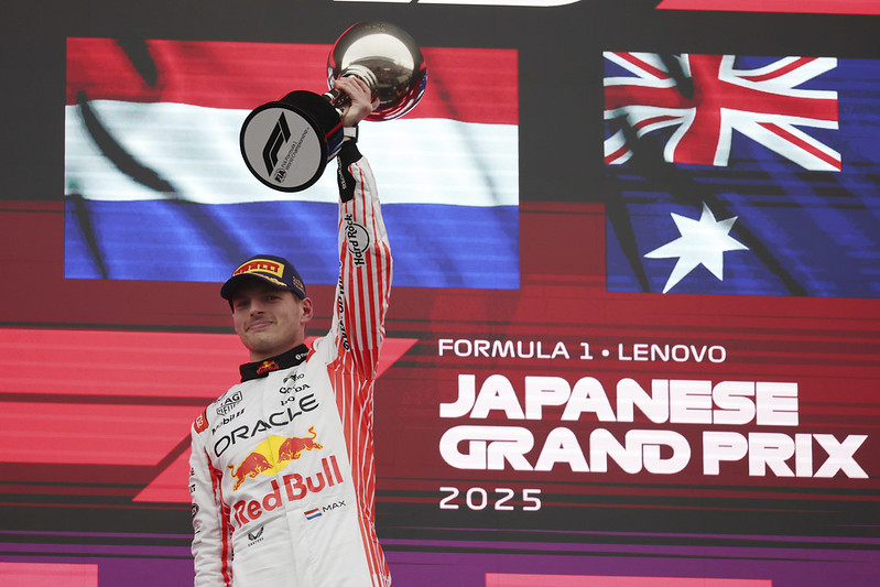 F1》成日本大獎賽史上首位4連霸　Verstappen：難以置信