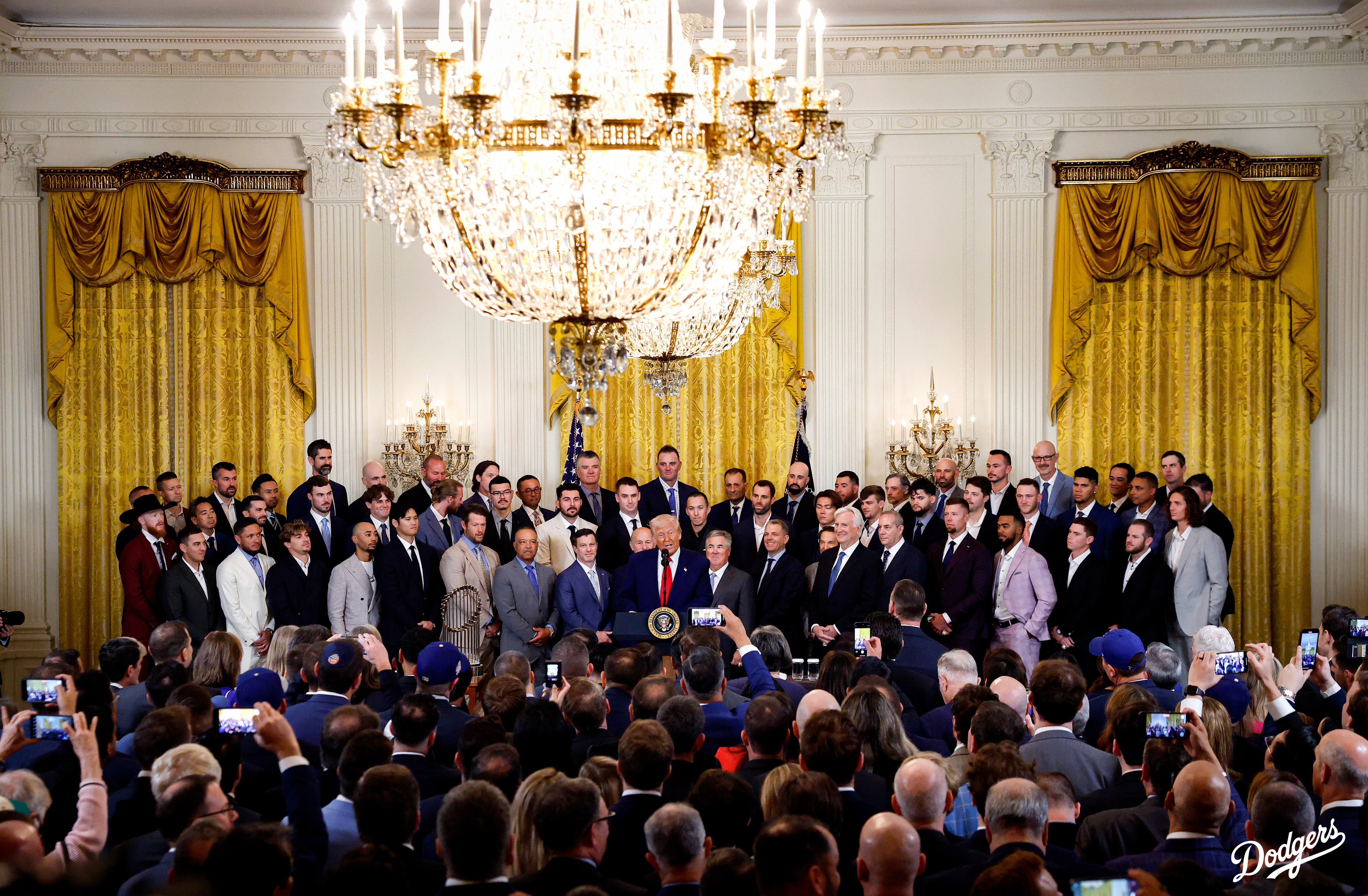 MLB》第一次跟川普見面　大谷翔平留下深刻的印象：比我想像中還要高很多