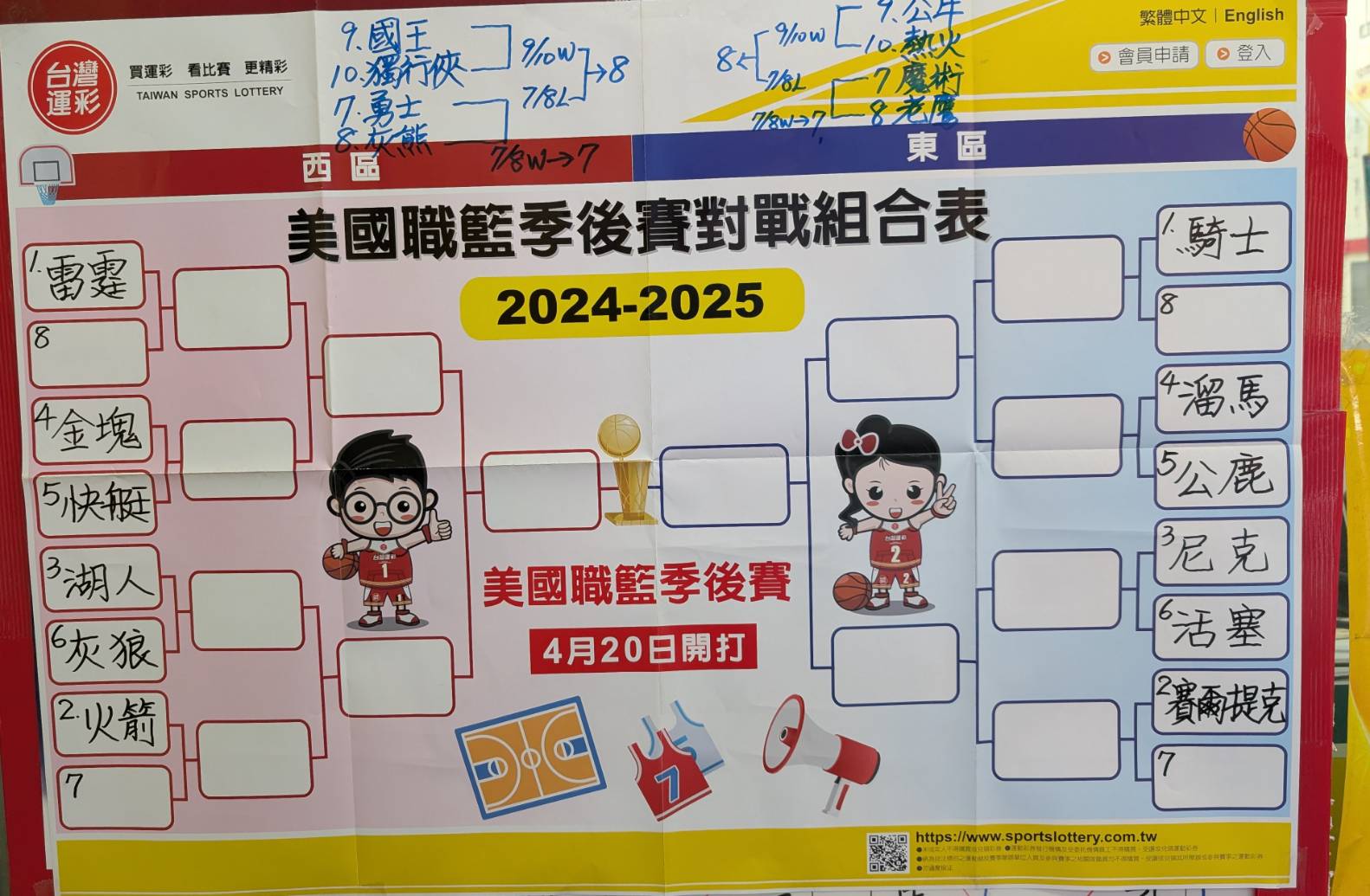 運彩觀測站》NBA季後外卡賽16日開打　歐冠8強賽主場球隊都要振奮