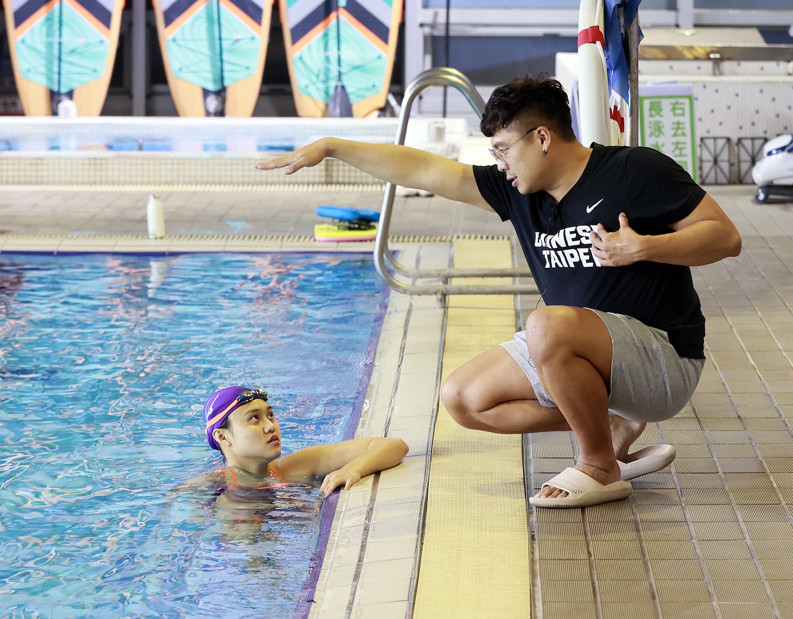 全中運》前亞運游泳國手黃硯歆返鄉傳承臺南基層添實力- TSNA體育新聞團隊