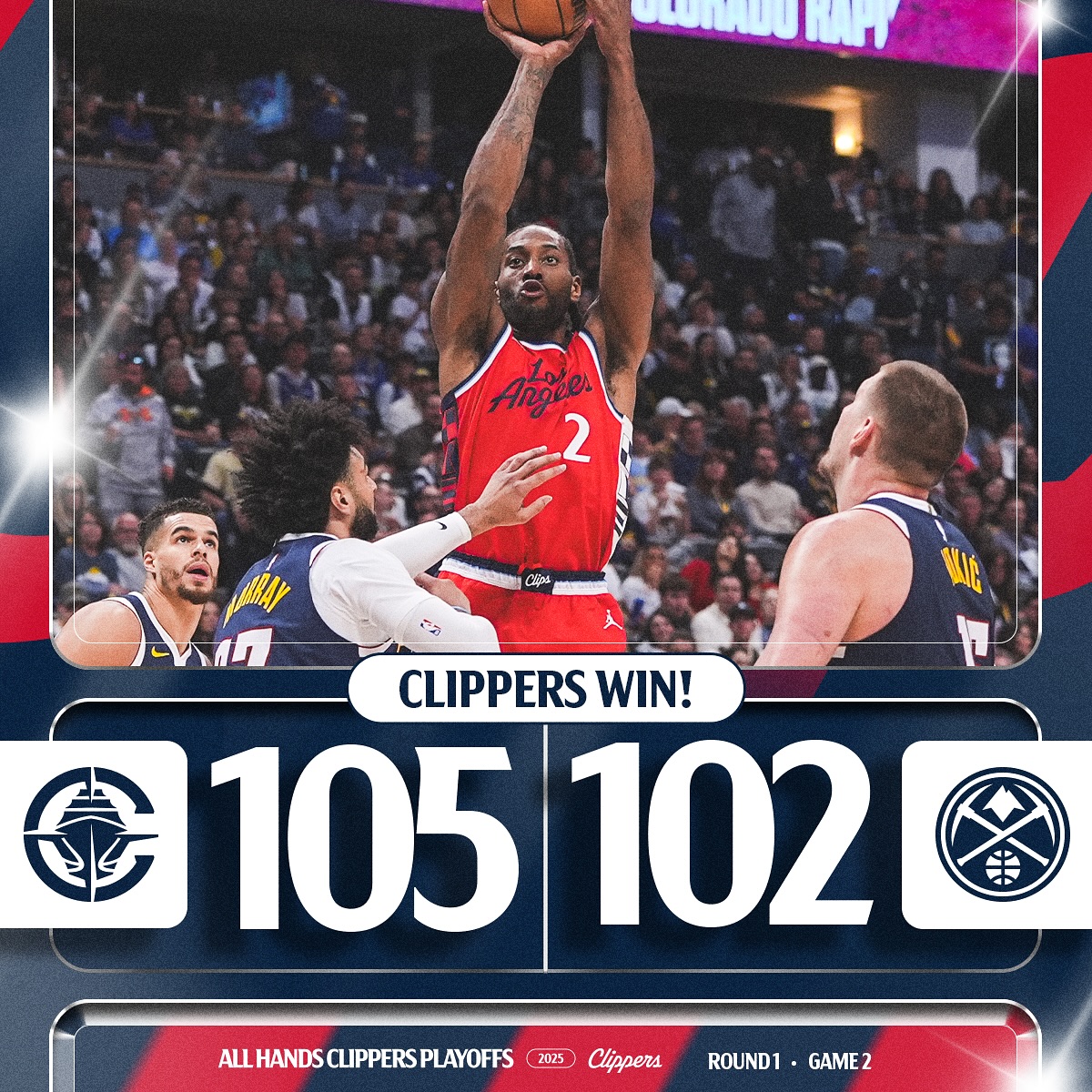 NBA》Jokic「大三元」　救不了金塊20失誤　Leonard轟39分快艇險勝