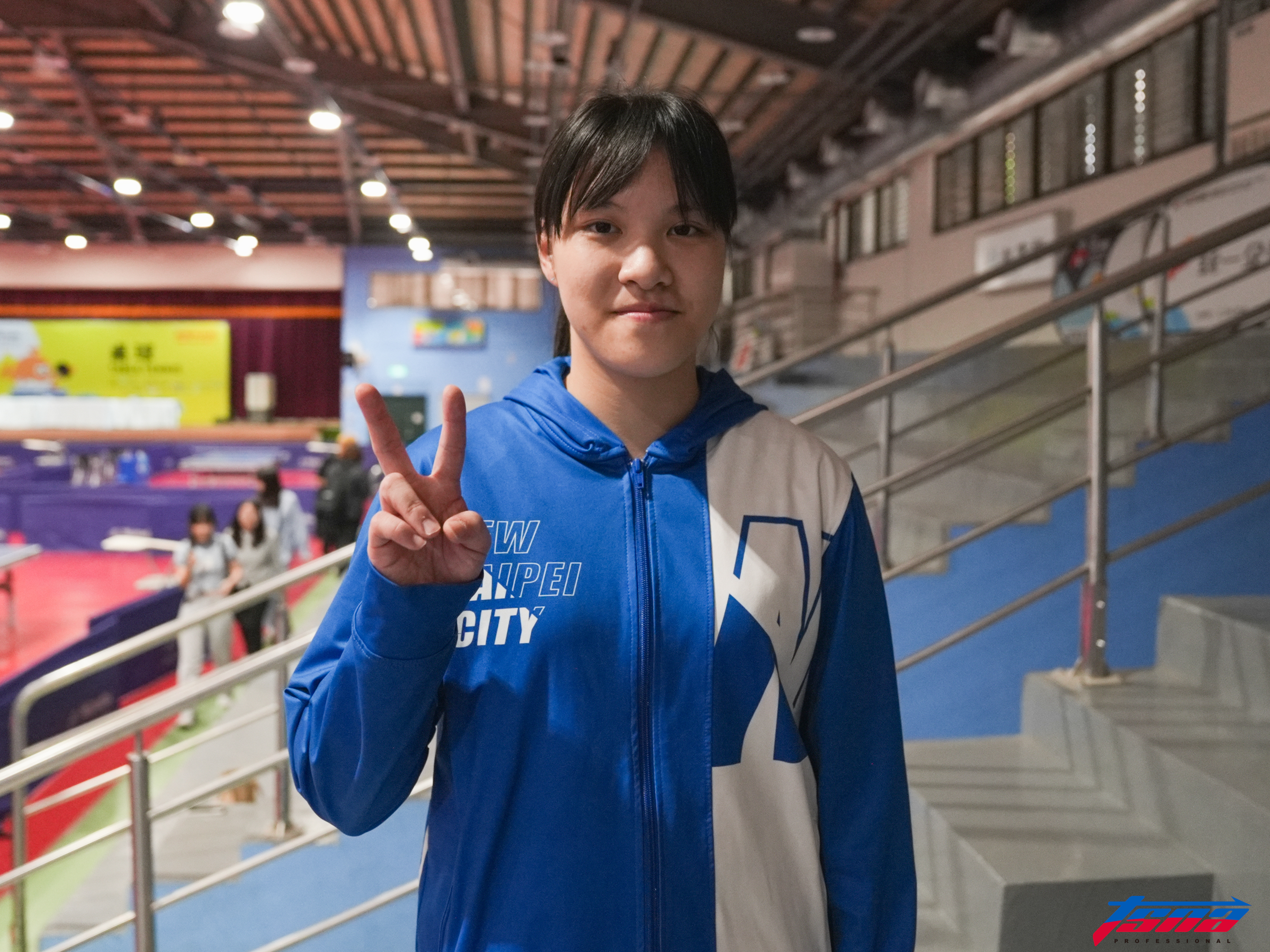 全中運》世大運代表隊唯一高校生　王媺淇意外踏上桌球路