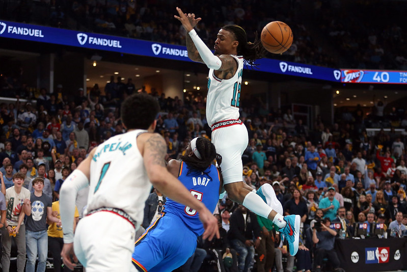 NBA》讓Morant坐飛機　Dort：滑了一下，不知道他在後面