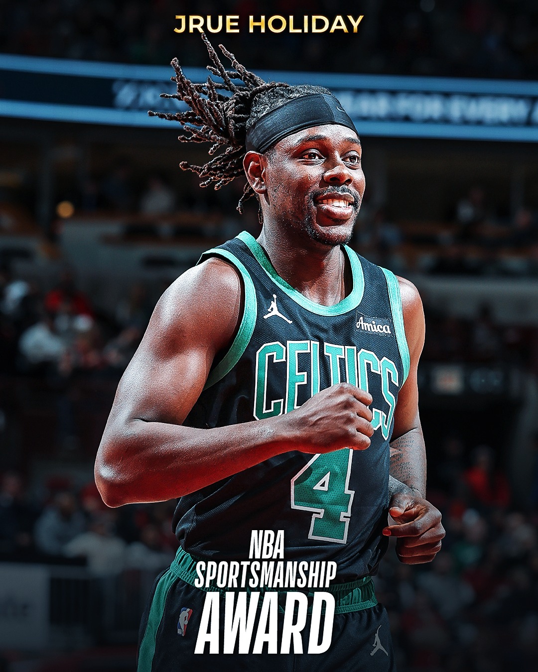 NBA》塞爾提克Jrue Holiday　再次獲得最佳運動精神獎