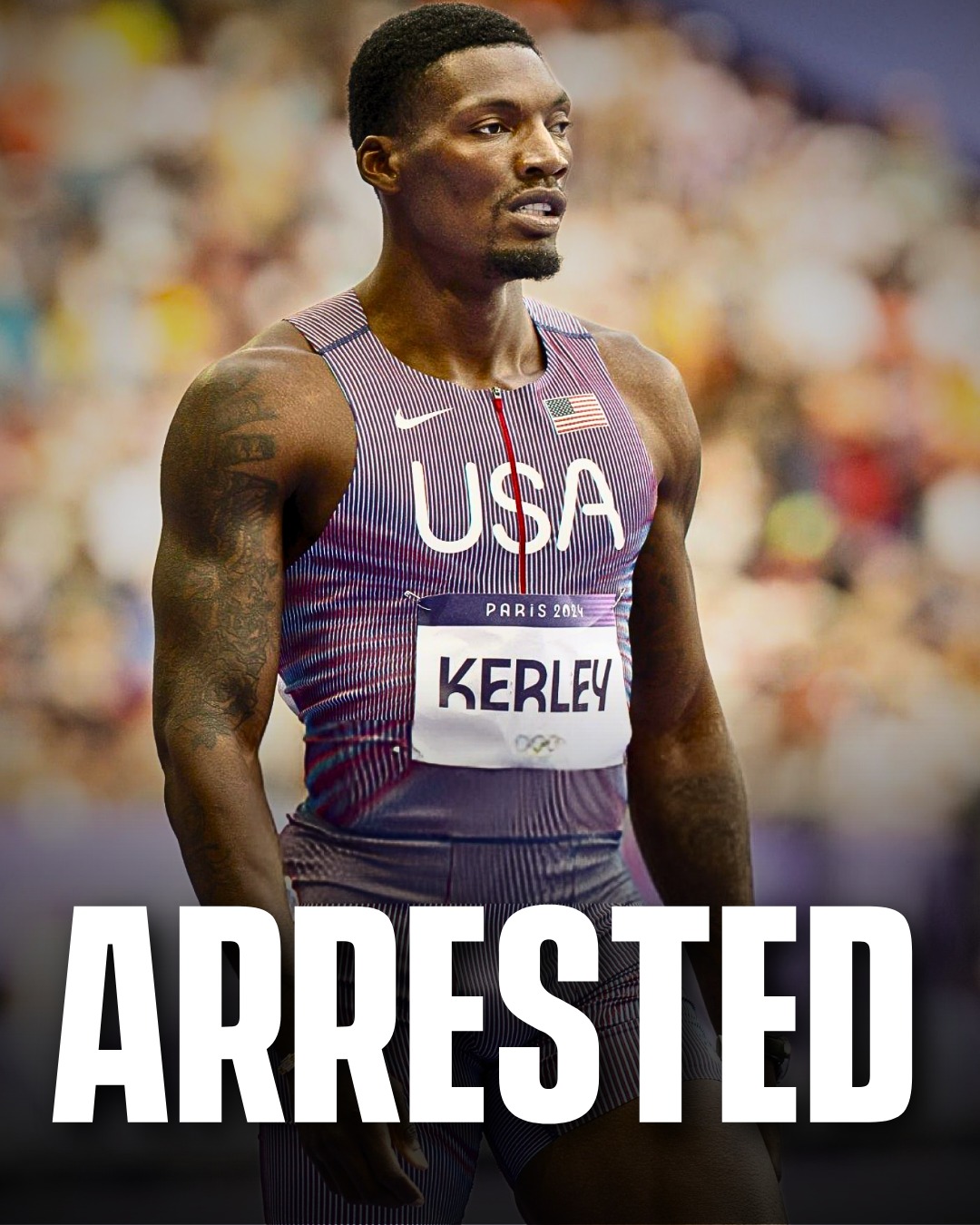 田徑》影／奧運百公尺銅牌美國選手Fred Kerley　涉嫌毆打前女友、跨欄選手遭捕