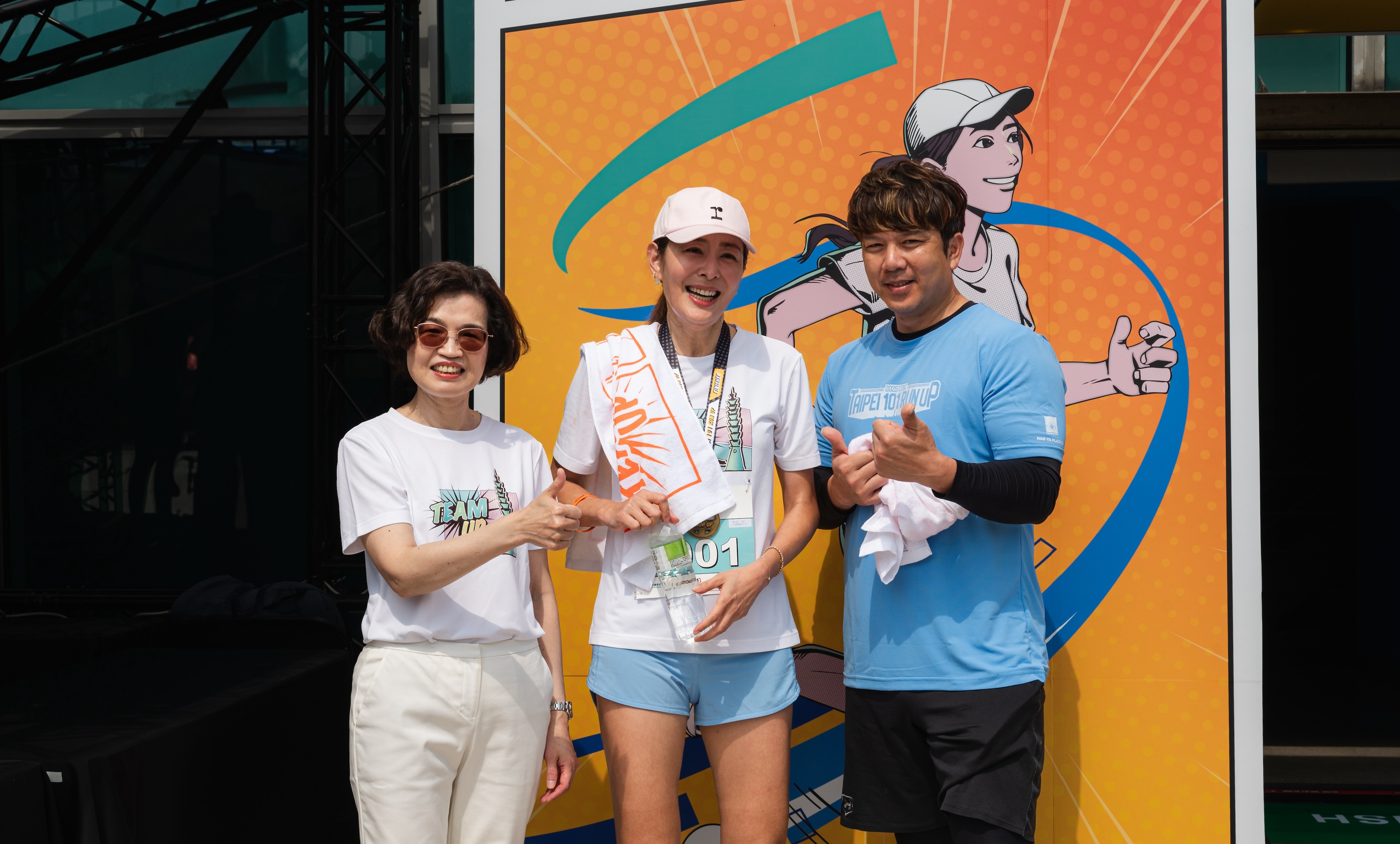 體壇》台北101公益垂直馬拉松　周思齊擔任公益宣傳大使、賈永婕自我挑戰