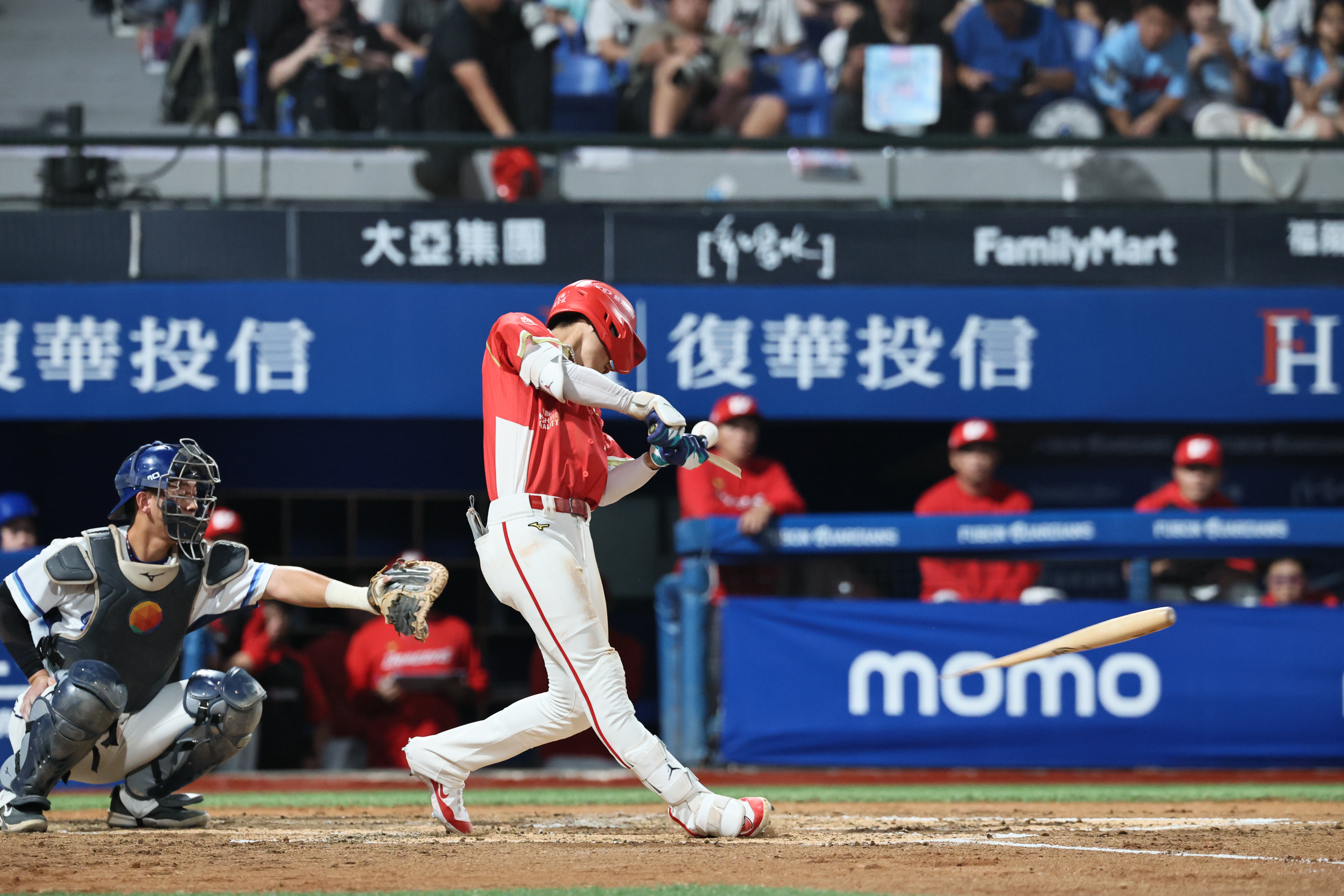 味全龍》中職少數比賽全程用魚雷棒　張政禹昨天1場斷2支