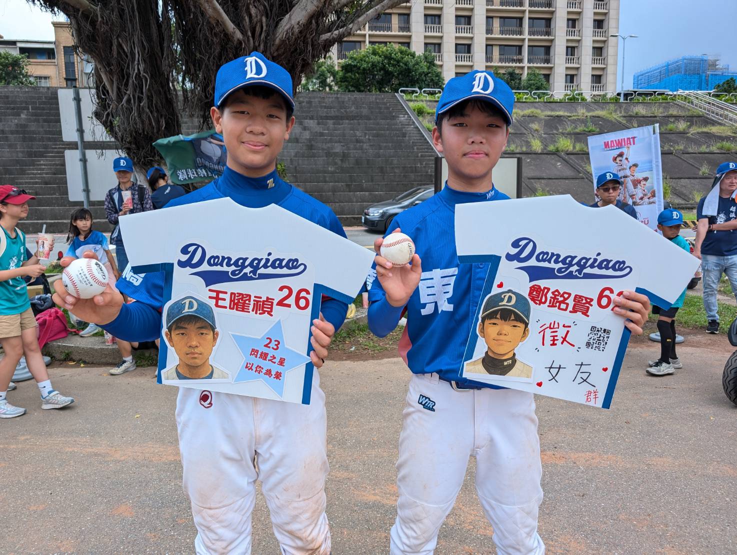 TLLB CUP U13》鄭銘賢滿貫砲「徵女友」、王曜禎兩分彈　東橋社區挺進冠軍戰