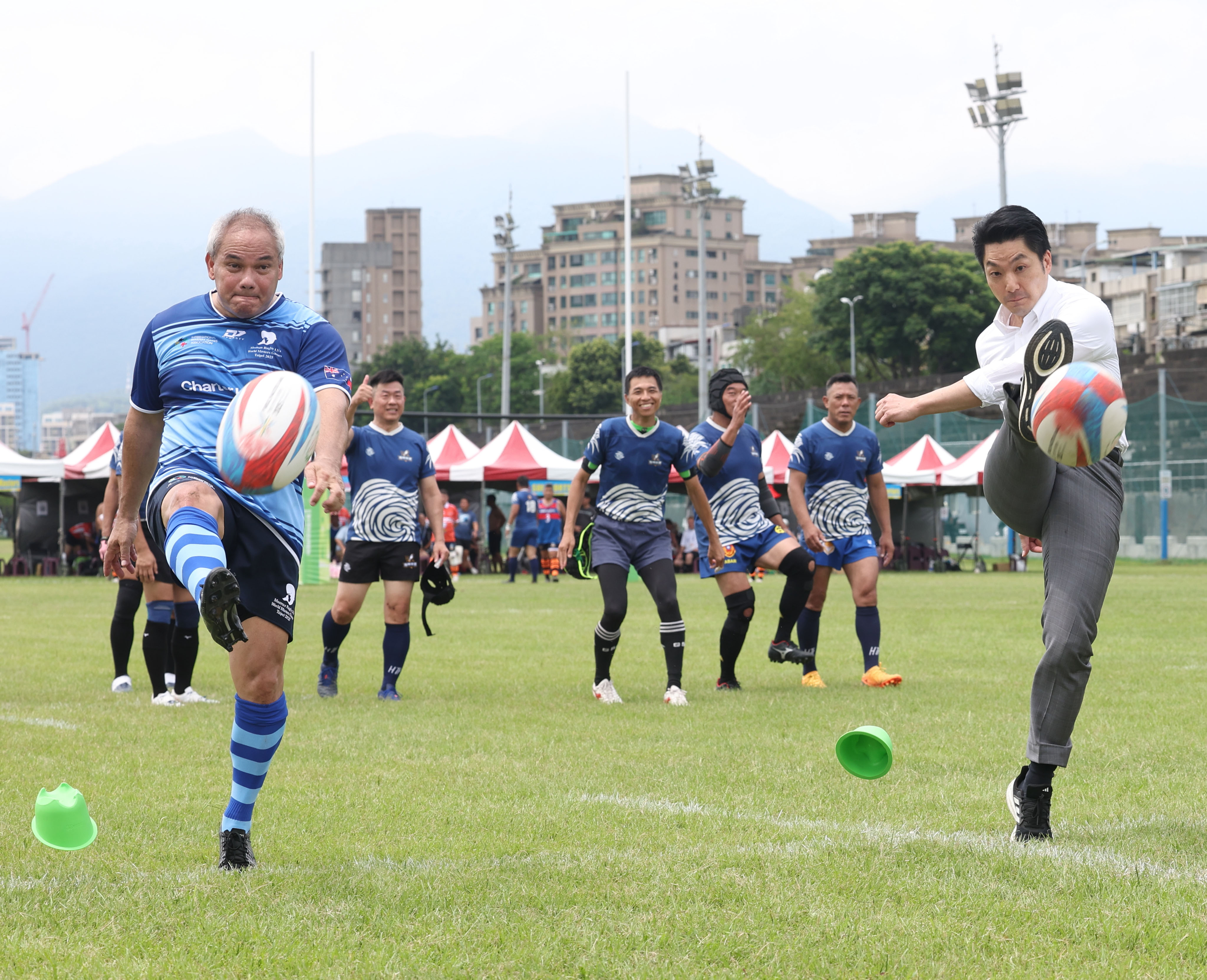 世壯運》臺北在澳洲姐妹市市長參戰　蔣萬安現身開球力挺
