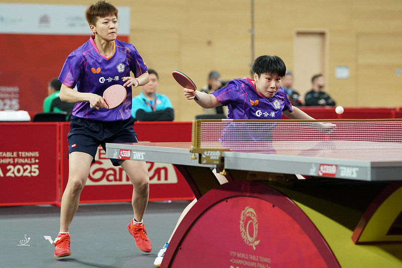 桌球》2組女雙挺進世錦賽16強　包括中華僅5隊做到