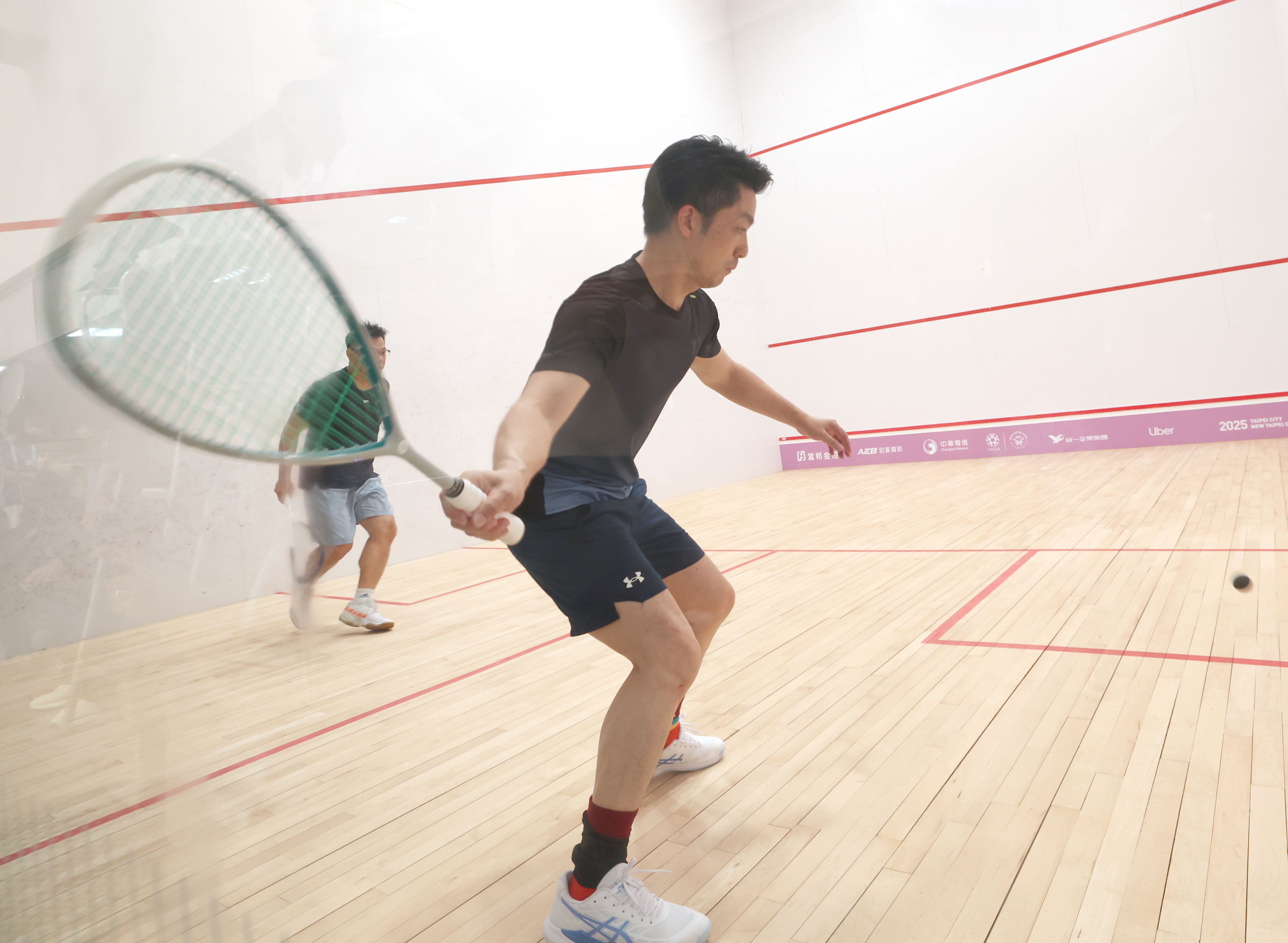 世壯運》只練習了兩次！蔣萬安45+壁球連兩場「直落三」奪勝