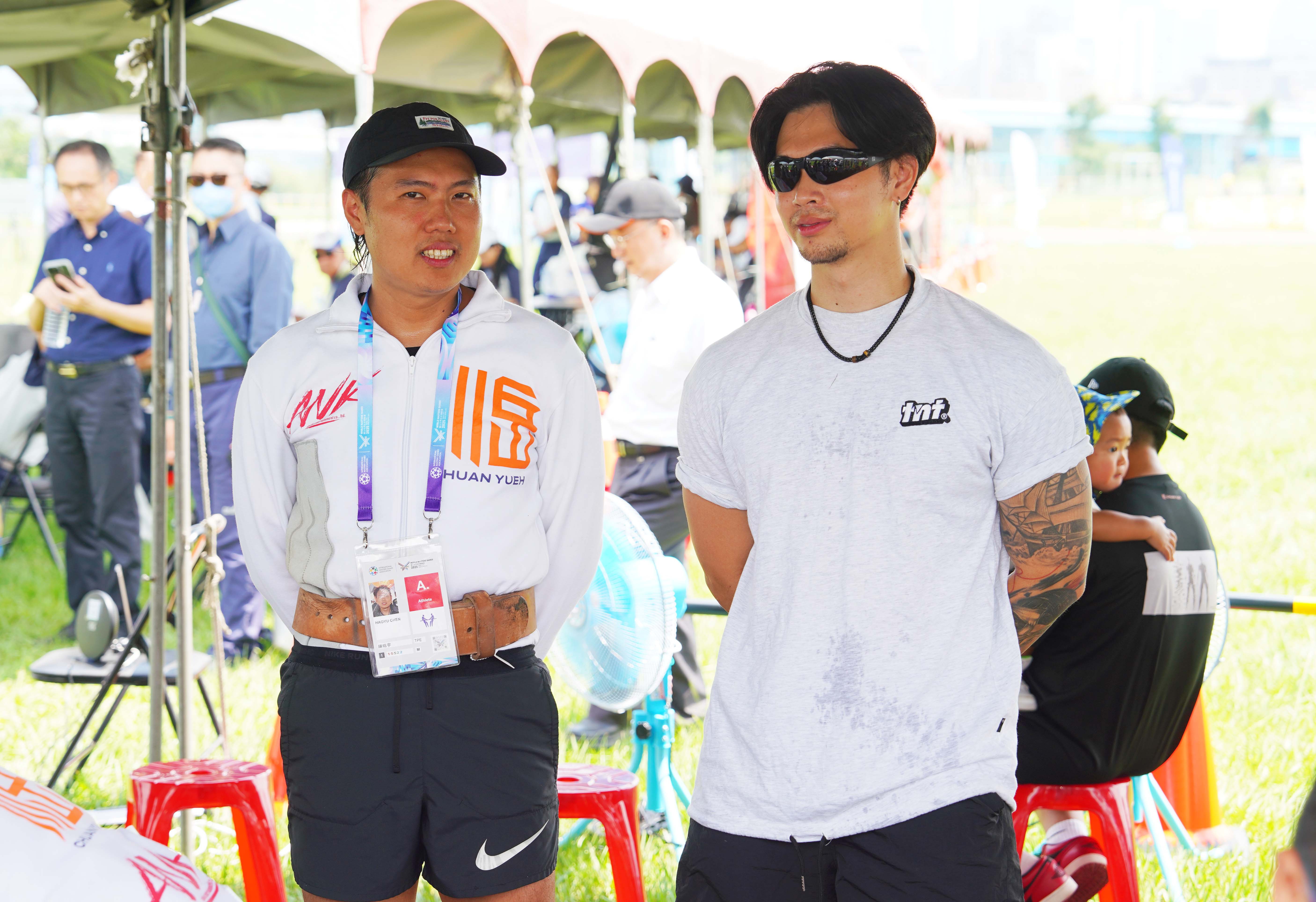 世壯運》玖壹壹洋蔥奮戰拔河場　高爾宣到場應援