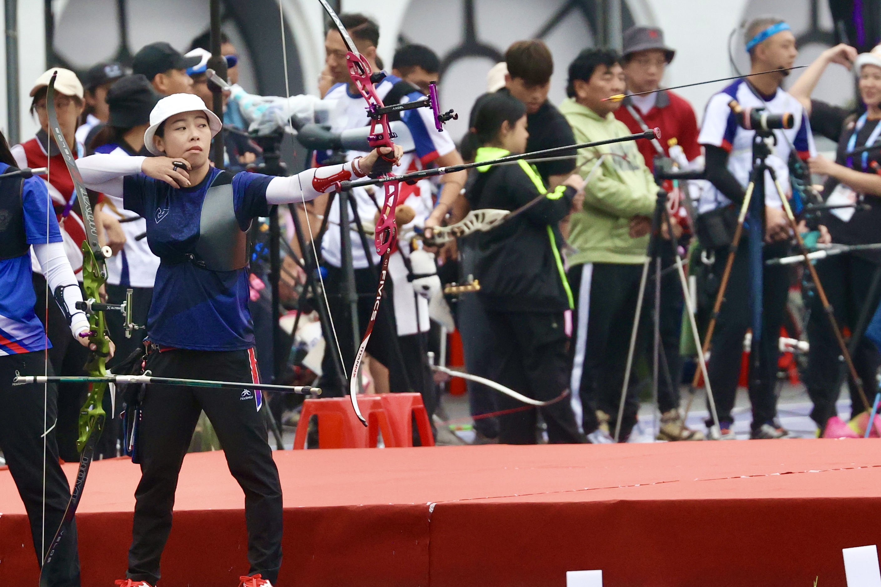 世壯運》射箭宛如歷屆大賽代表隊聚會　雨中比賽譚雅婷冷到懷疑人生　