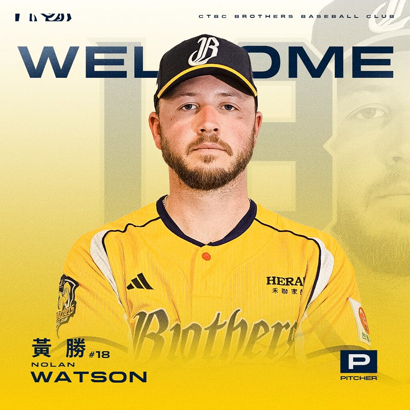 黃勝（Nolan Watson），中信兄弟提供。
