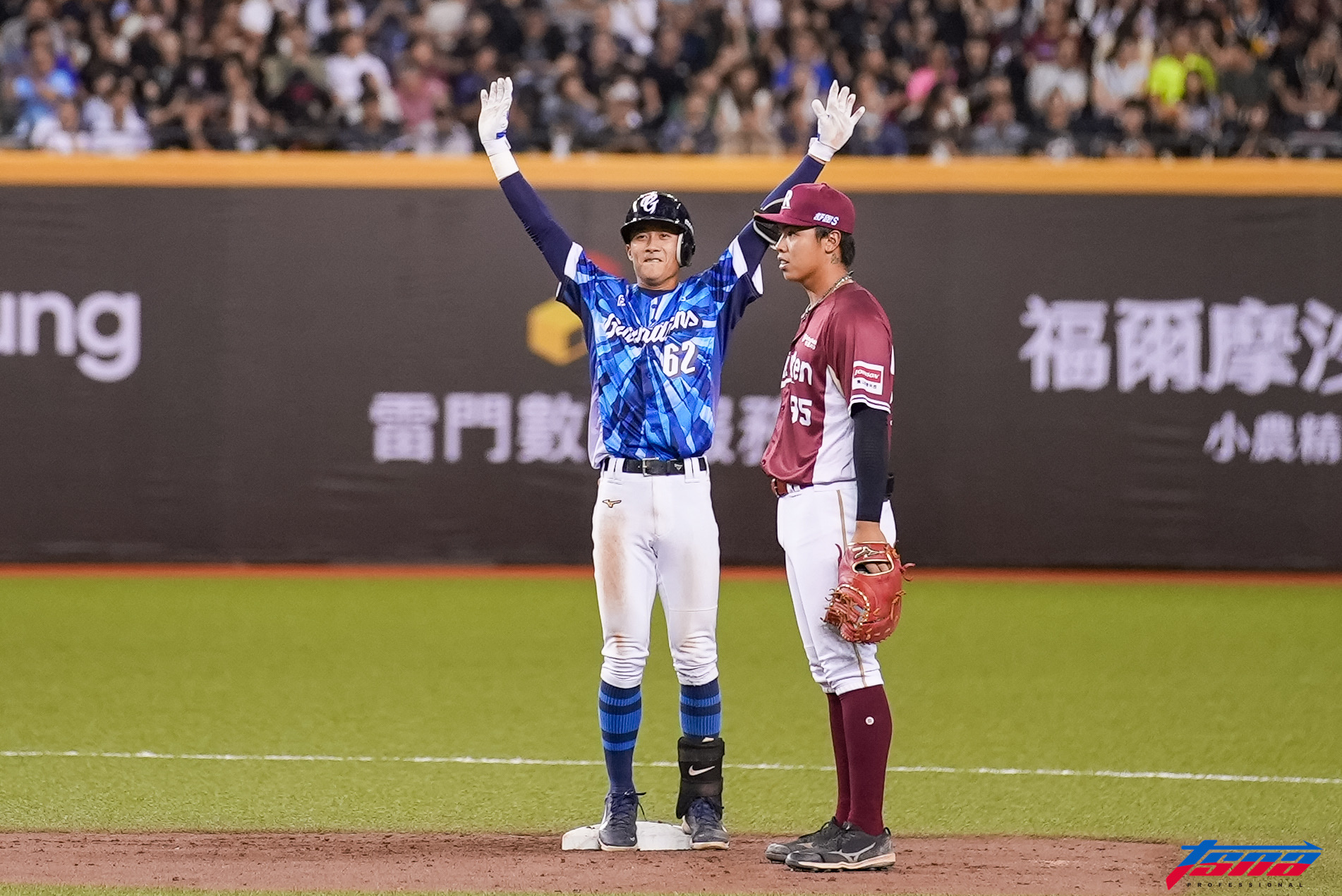 富邦悍將》林岳谷生涯第1個MVP就在大巨蛋超開心　改變打擊動作收效果