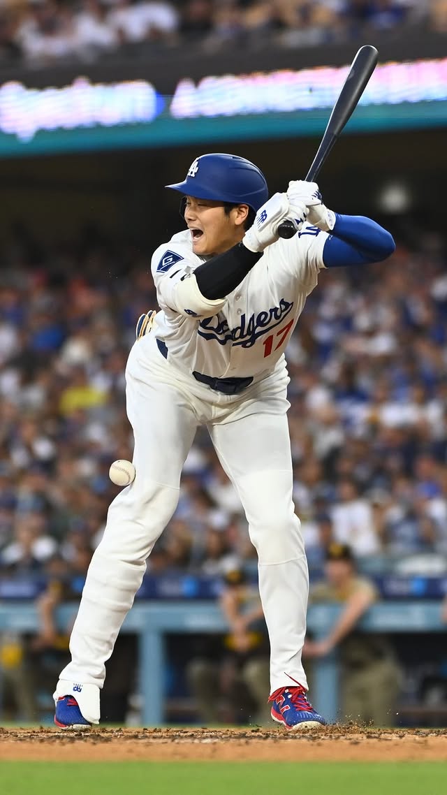 MLB》「啊」！大谷翔平IG自PO右大腿挨151公里球吻照　3年來首度吞4K