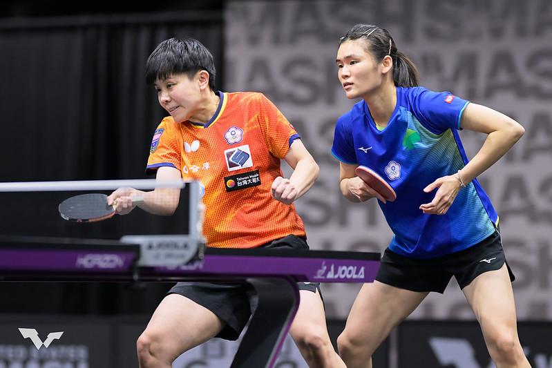 WTT》美國大滿貫賽鄭怡靜／李昱諄安抵4強　柚香林萌惜敗