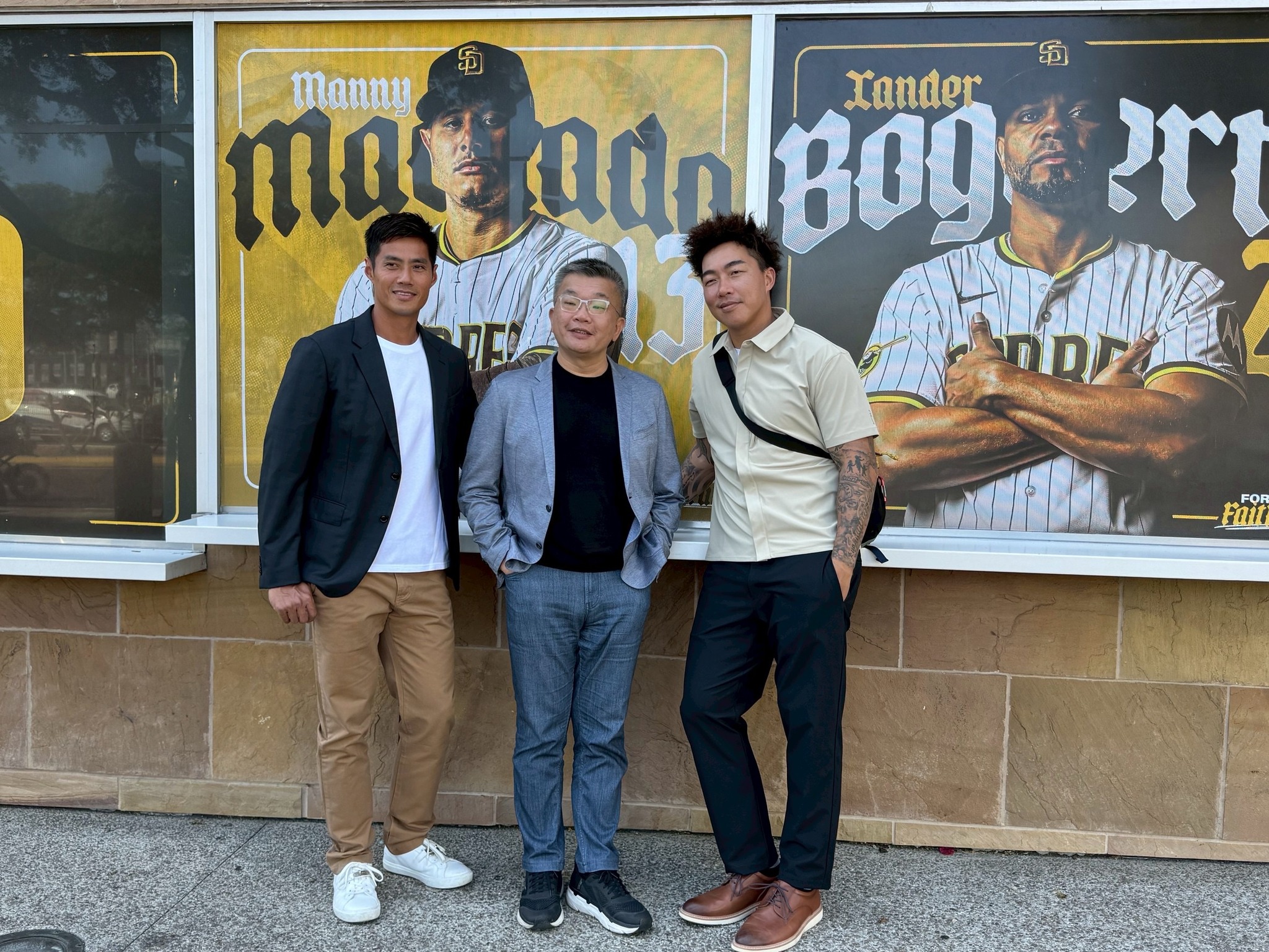 WBC》中職會長蔡其昌美國之旅！　郭泓志與陳偉殷兩大傳奇球星「合體」